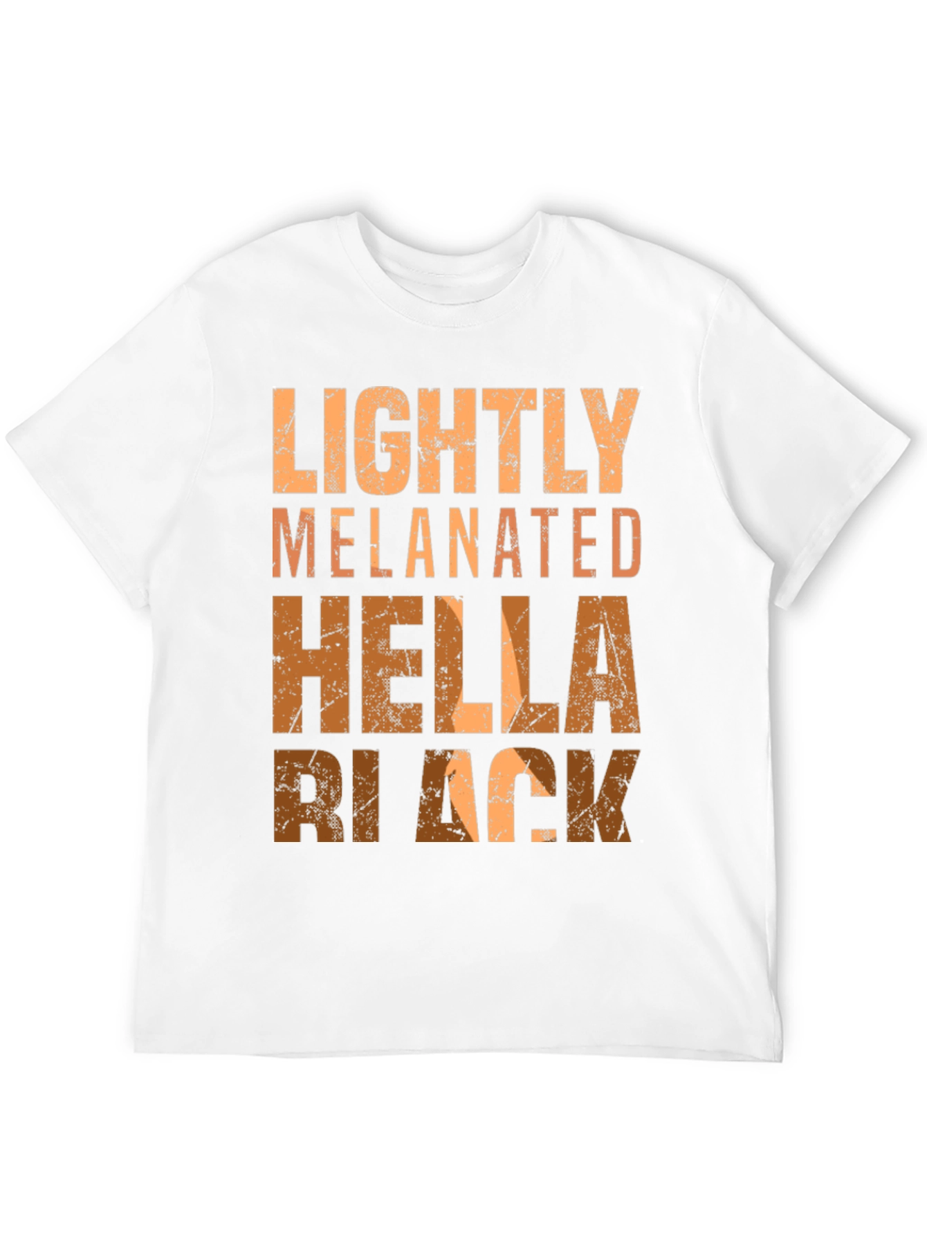 Lightly Melanated Hella Black Graphic Tee