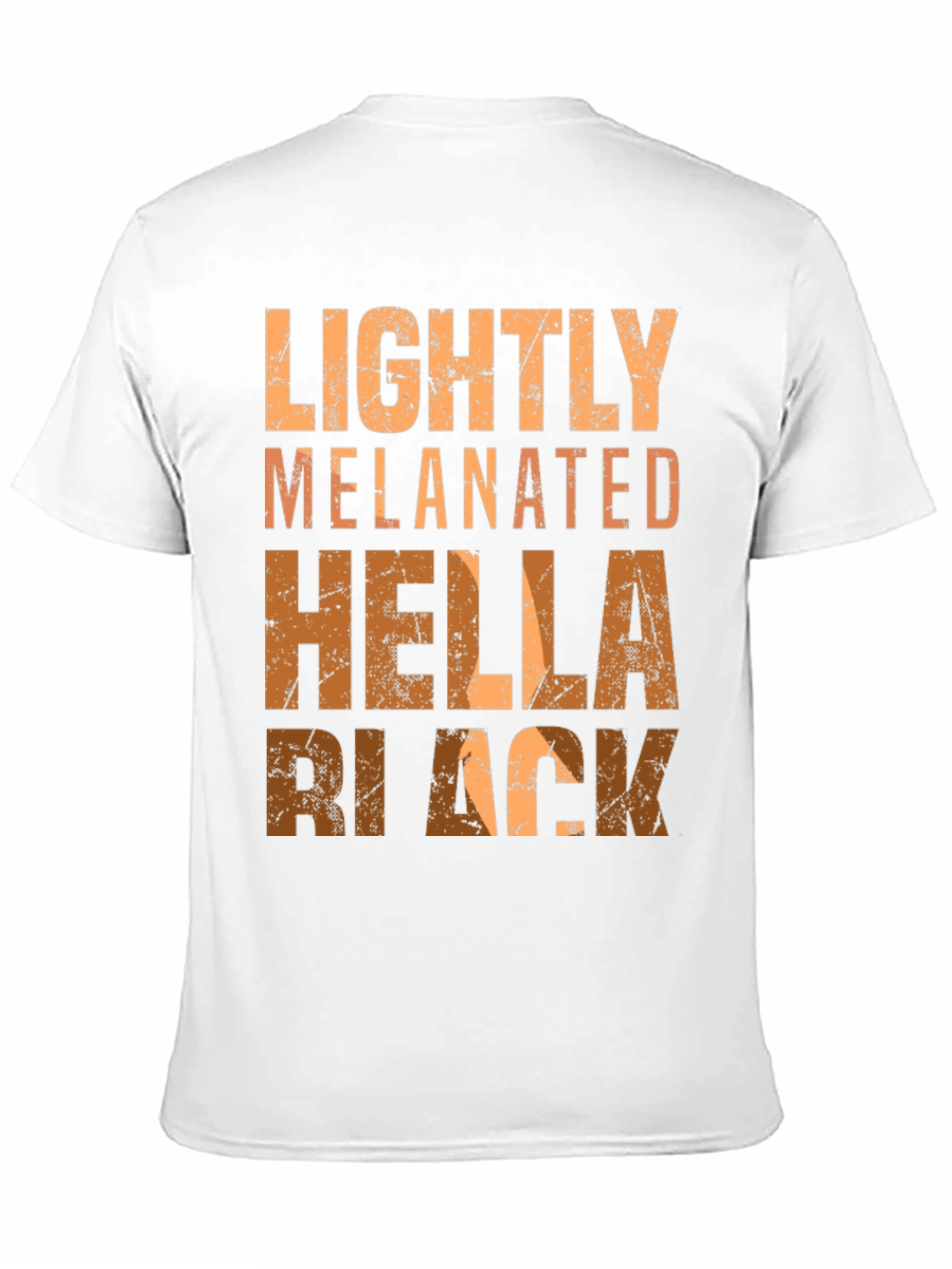 Lightly Melanated Hella Black Graphic Tee