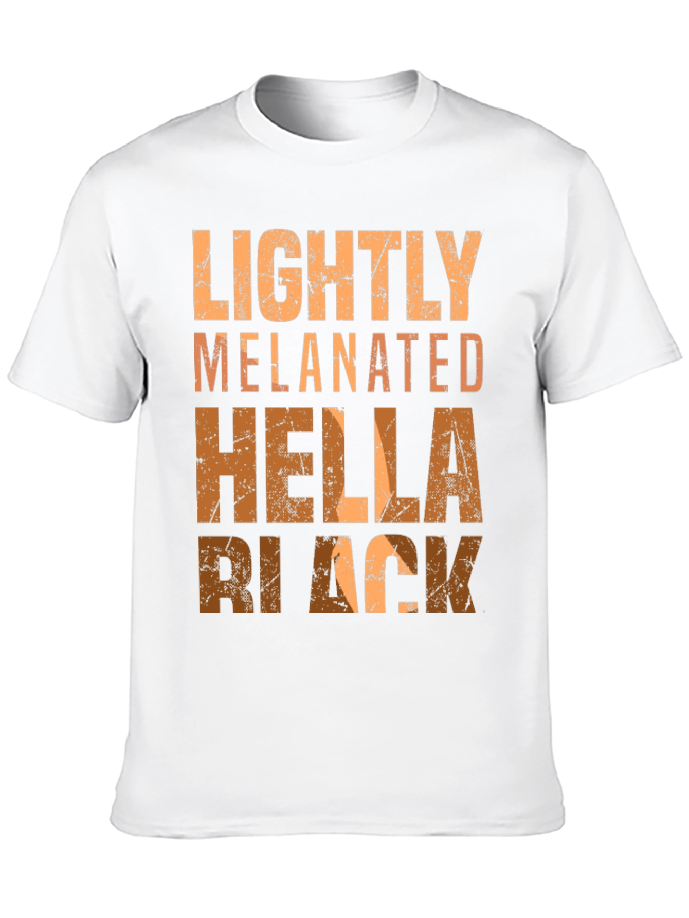 Lightly Melanated Hella Black Graphic Tee