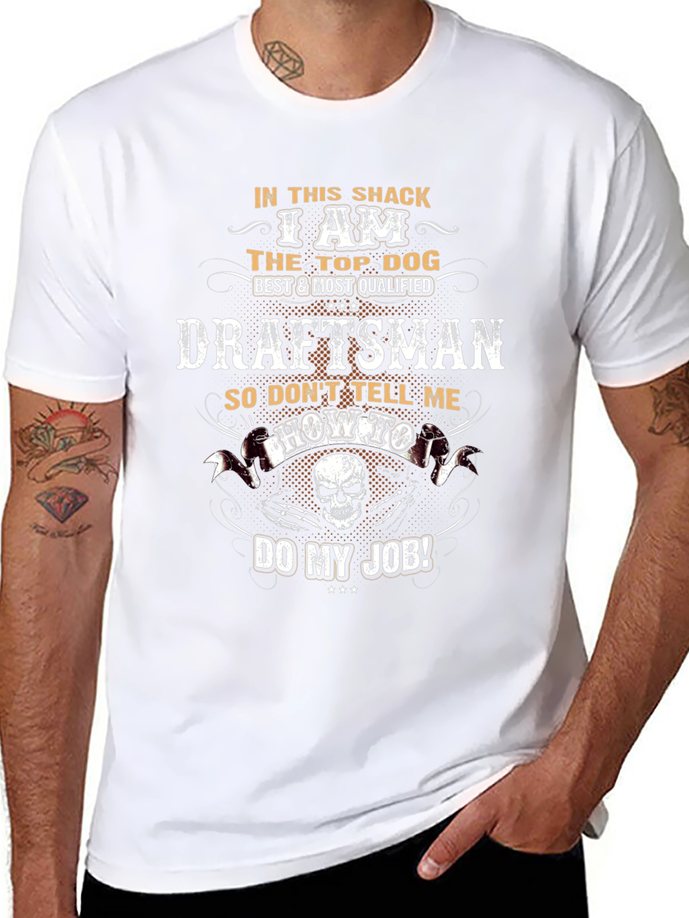 Draftsman T-Shirt - Top Dog Design