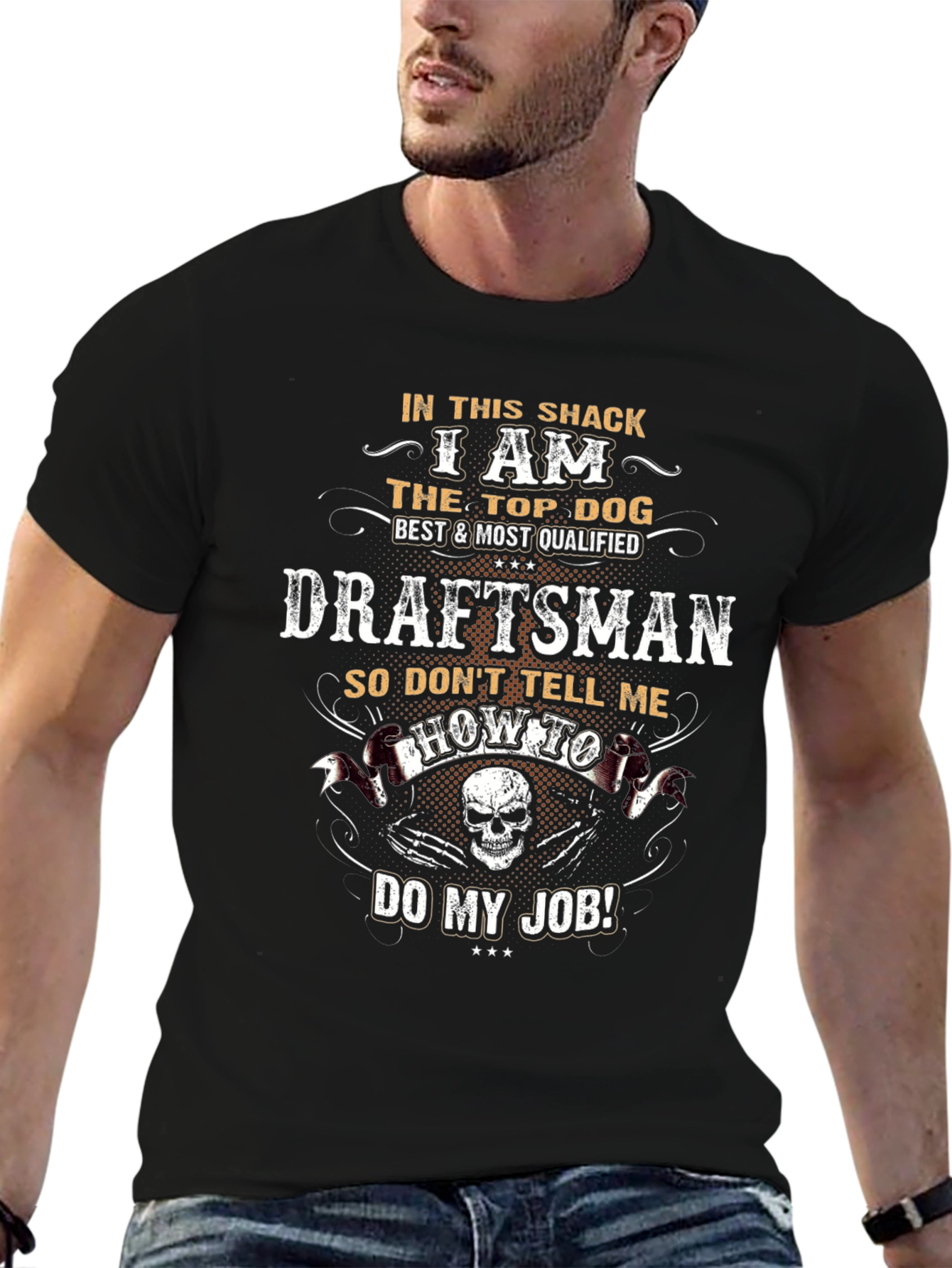 Draftsman T-Shirt - Top Dog Design