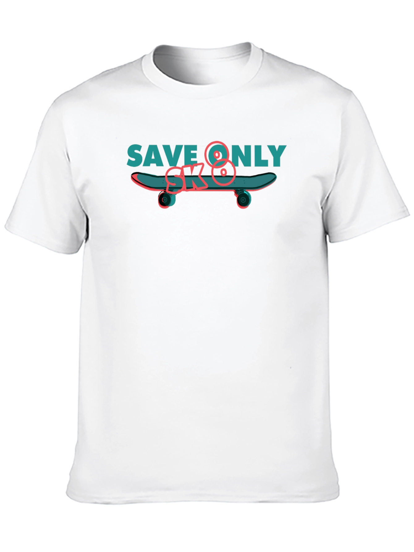 Save Only SK8 T-Shirt - Black Cotton Tee