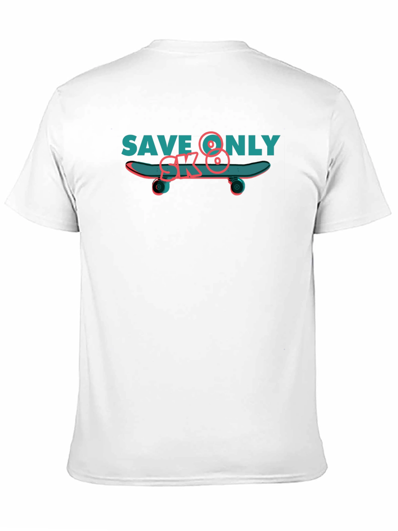 Save Only SK8 T-Shirt - Black Cotton Tee