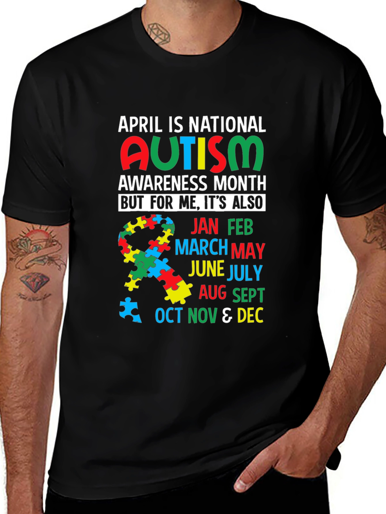 Autism Awareness Graphic T-Shirt