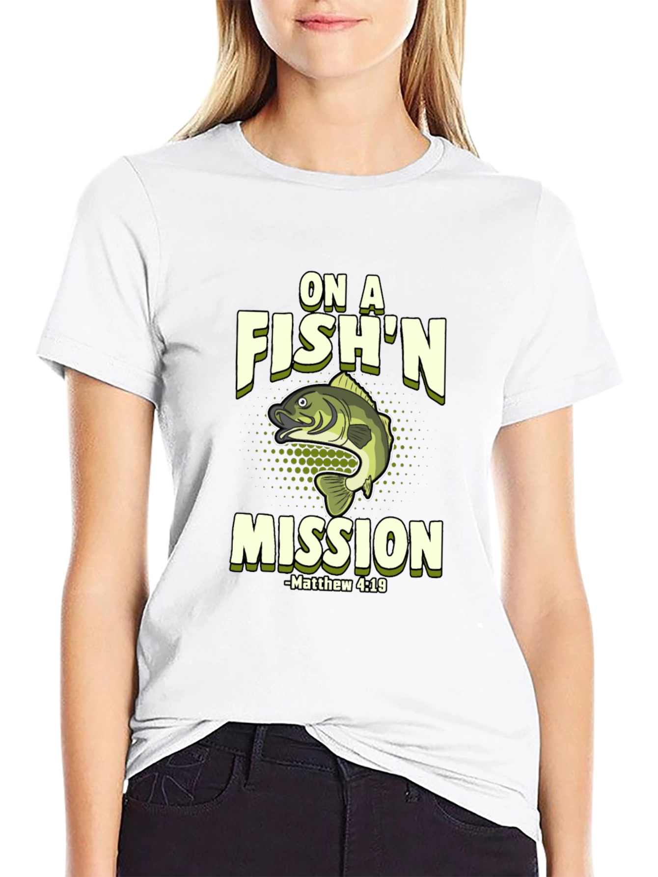 On A Fishn Mission Graphic T-Shirt