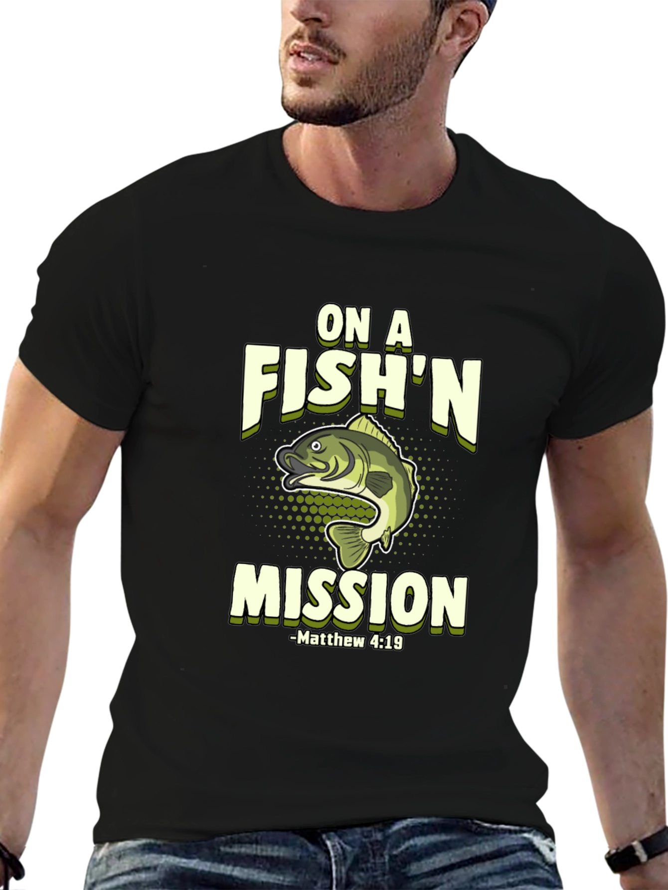 On A Fishn Mission Graphic T-Shirt