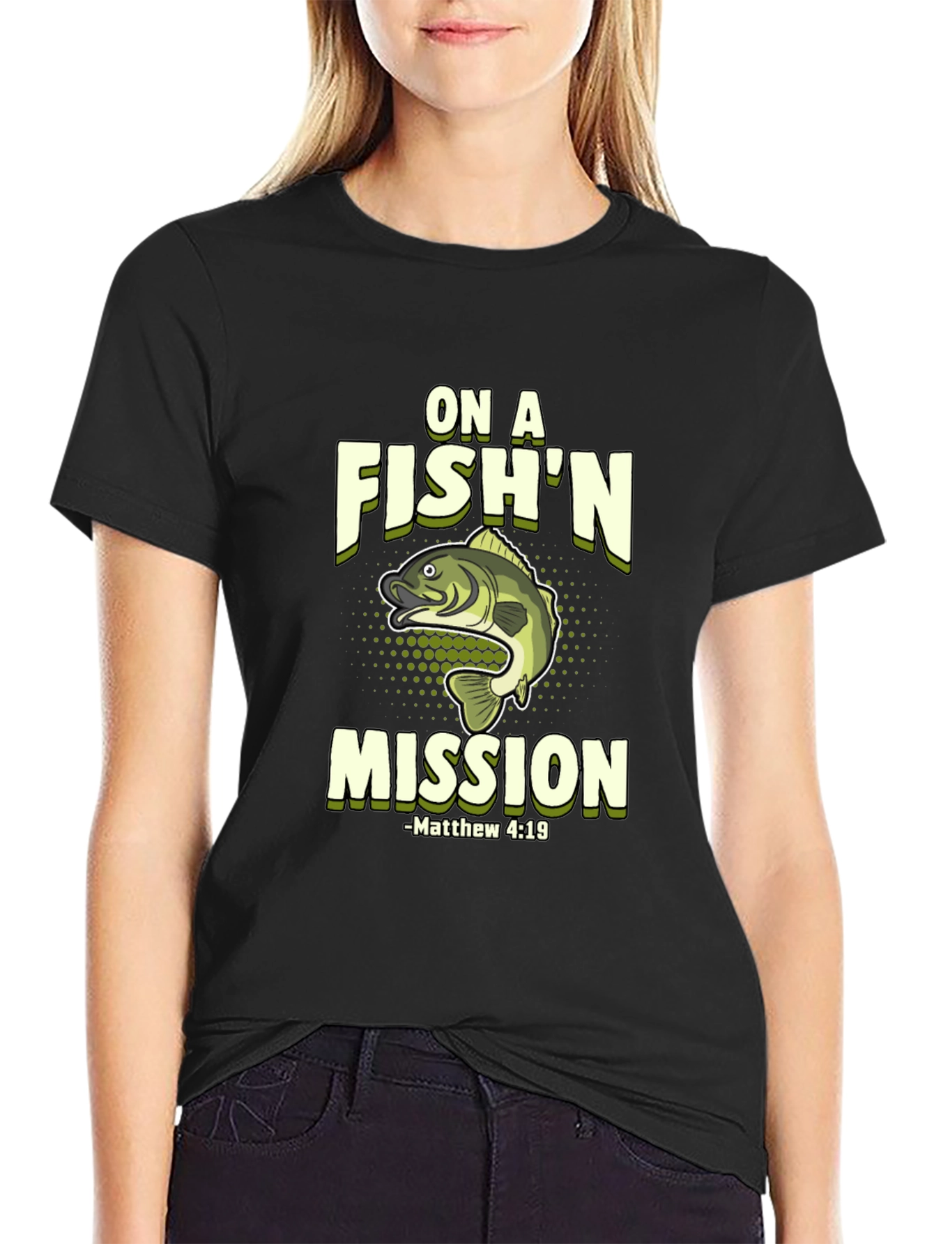 On A Fishn Mission Graphic T-Shirt