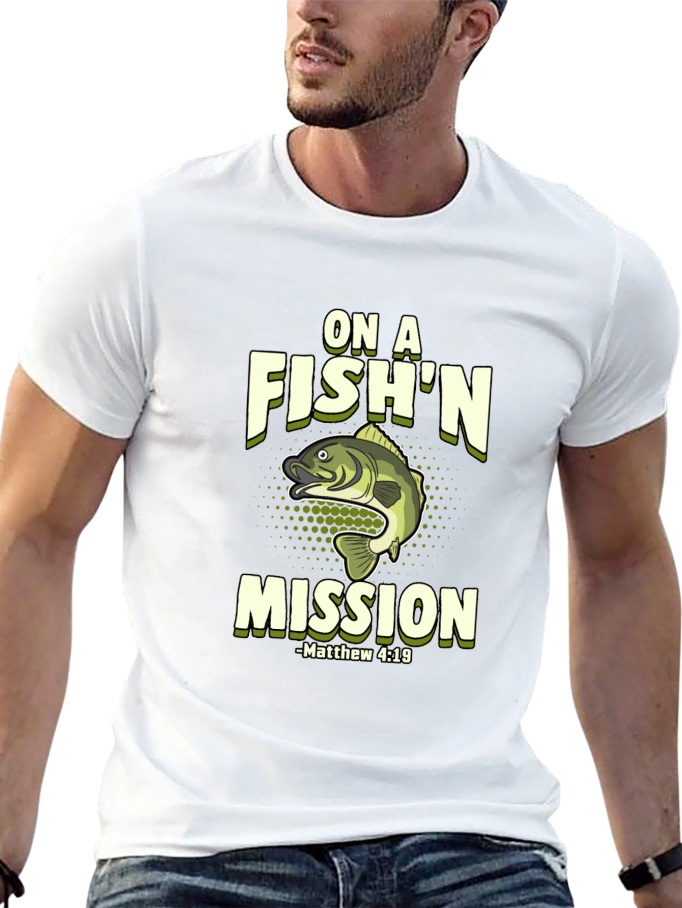 On A Fishn Mission Graphic T-Shirt