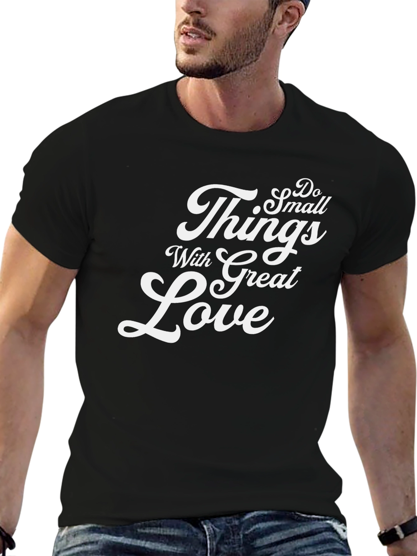 Do Small Things With Great Love Black Tee