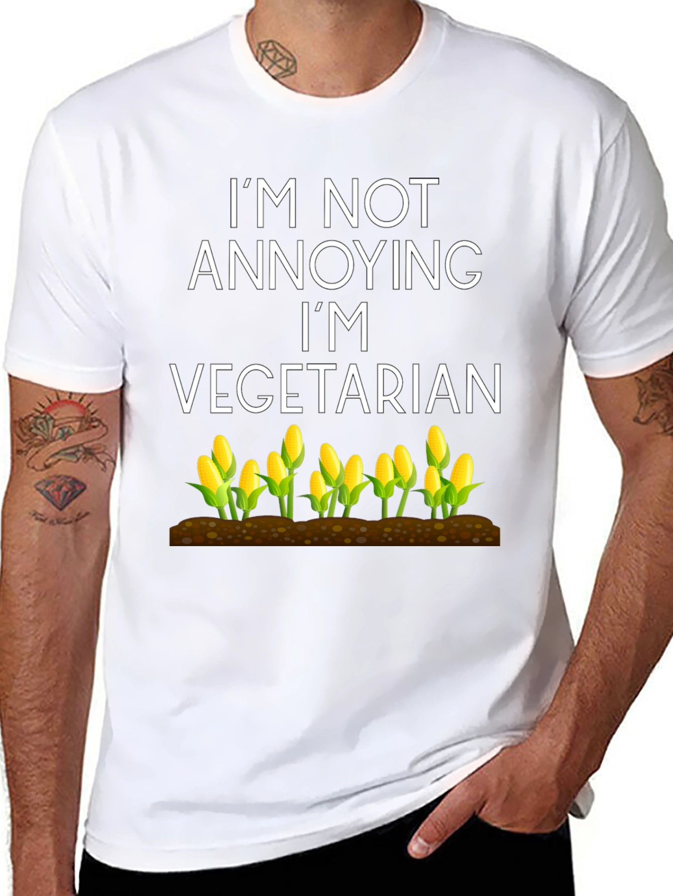 Im Not Annoying Im Vegetarian T-Shirt