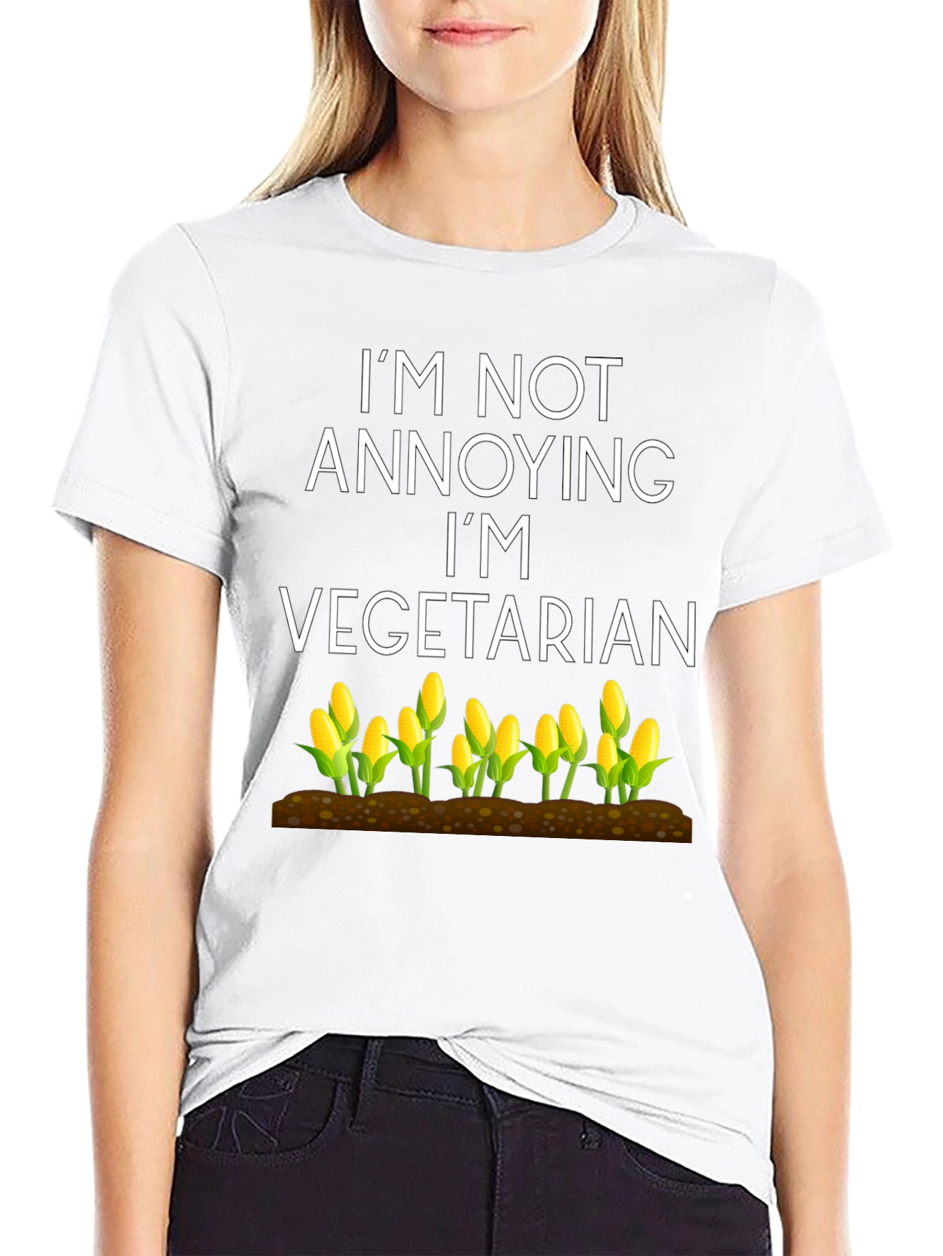 Im Not Annoying Im Vegetarian T-Shirt