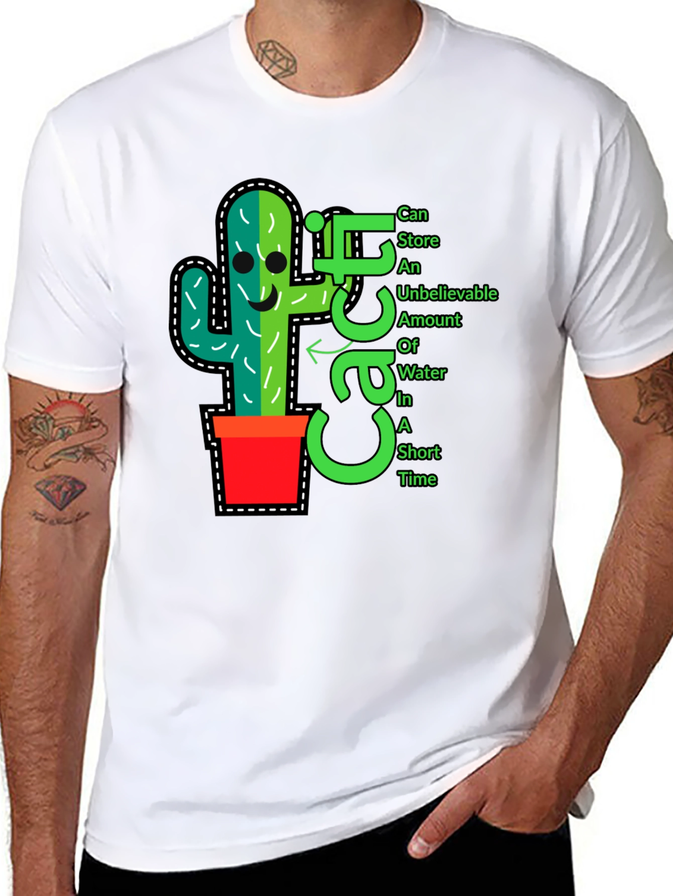Cactus T-Shirt: Fun Unique Plant Graphic Tee