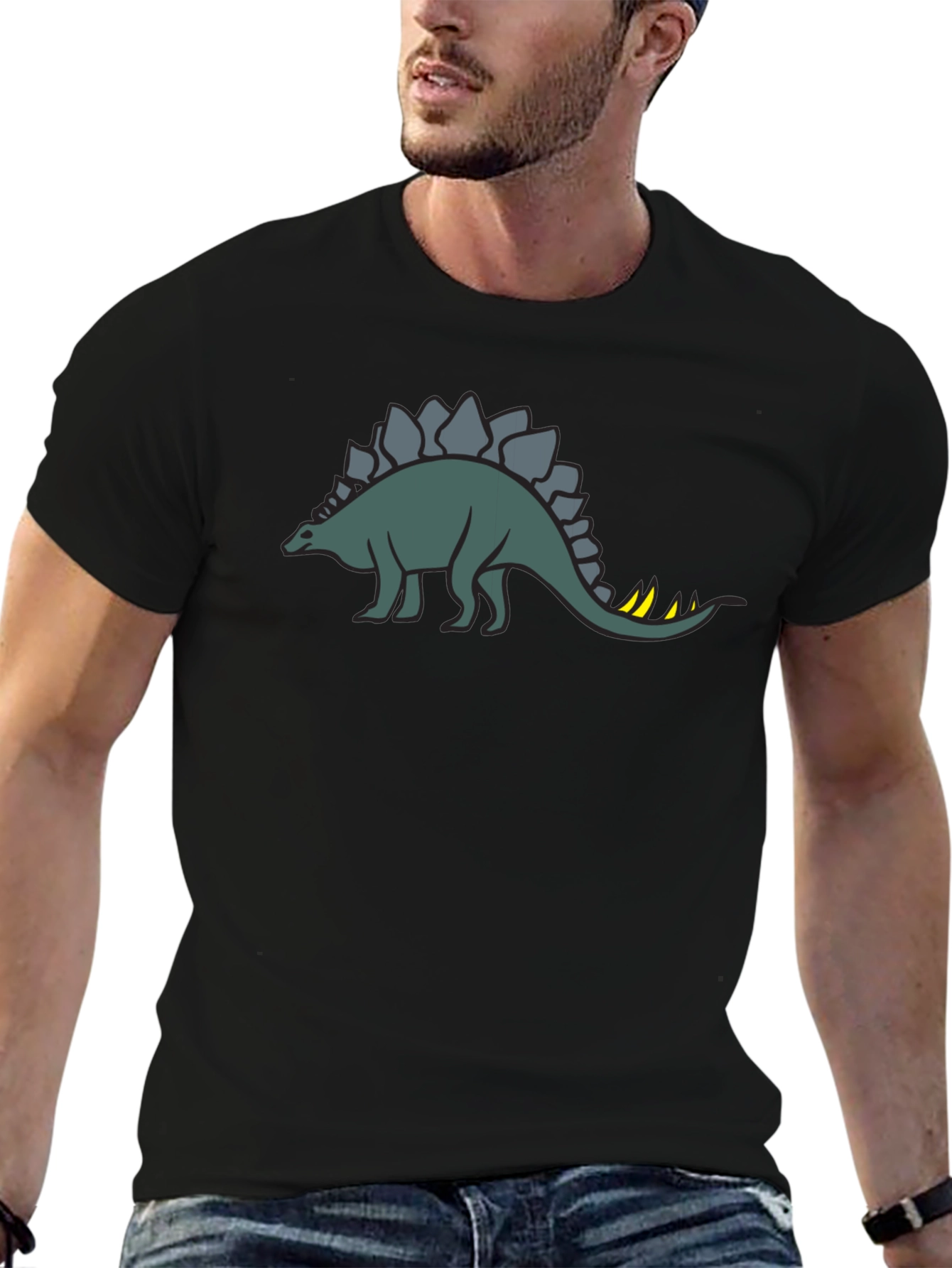 Dino Graphic Tee - Black T-Shirt