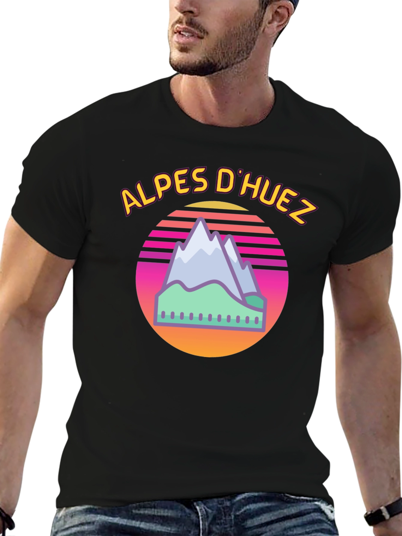 Alps DHuez Retro T-Shirt