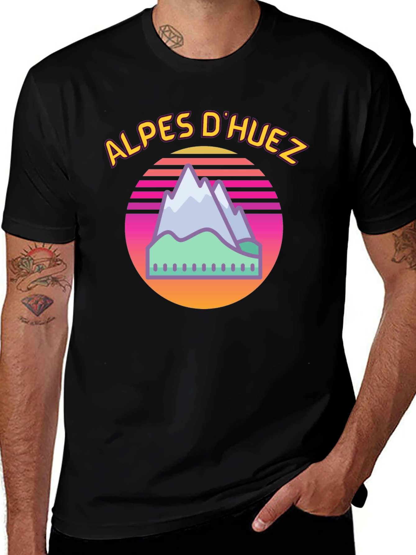 Alps DHuez Retro T-Shirt