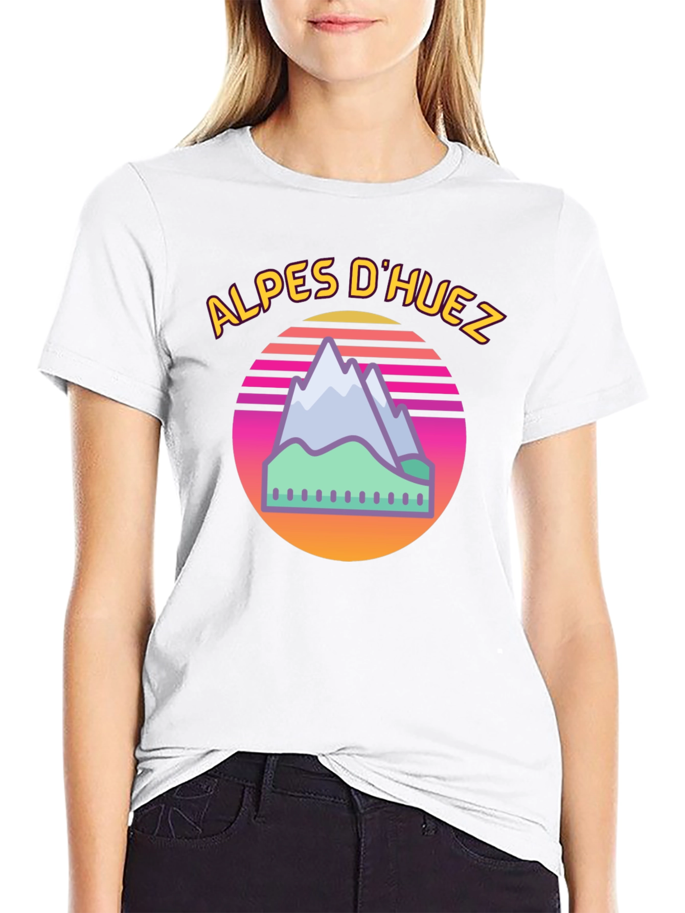 Alps DHuez Retro T-Shirt