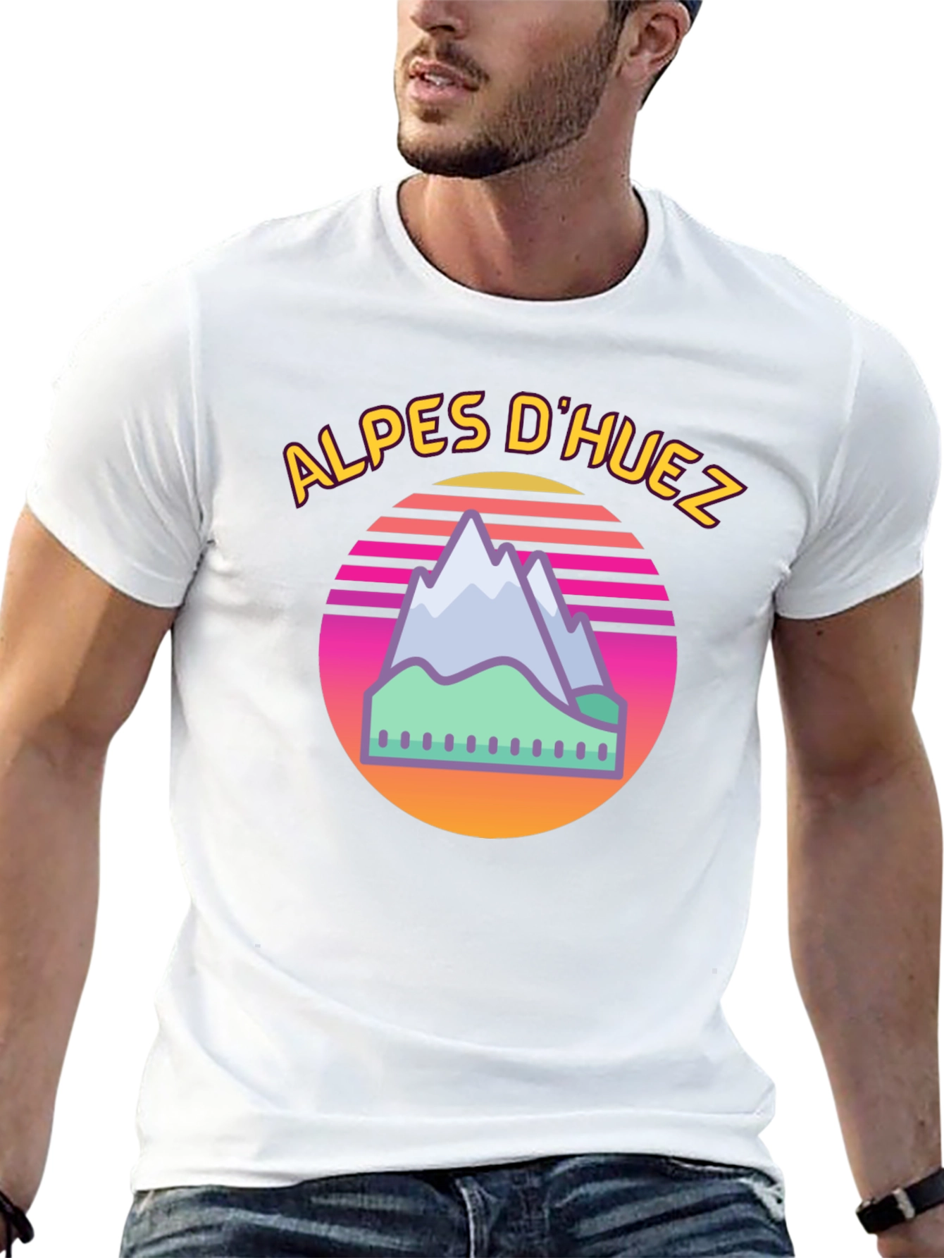 Alps DHuez Retro T-Shirt