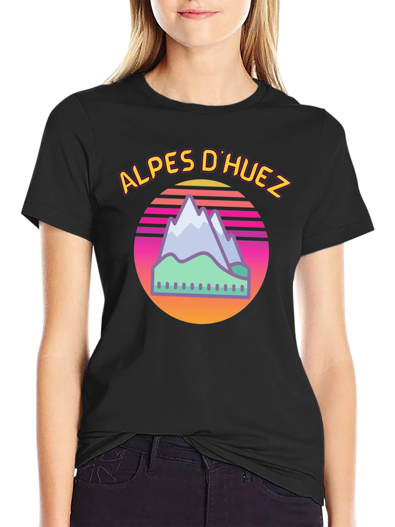 Alps DHuez Retro T-Shirt