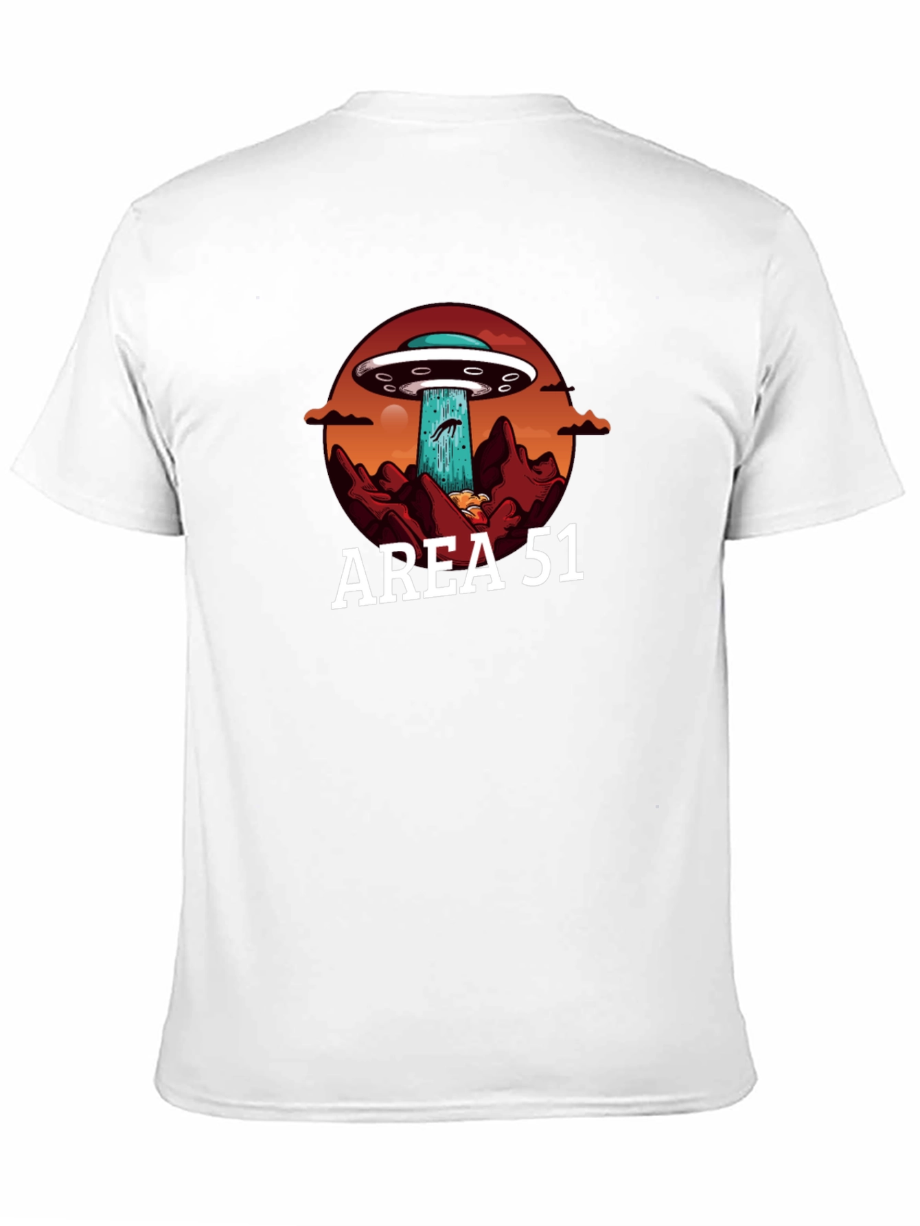 Area 51 UFO Abduction Graphic T-Shirt
