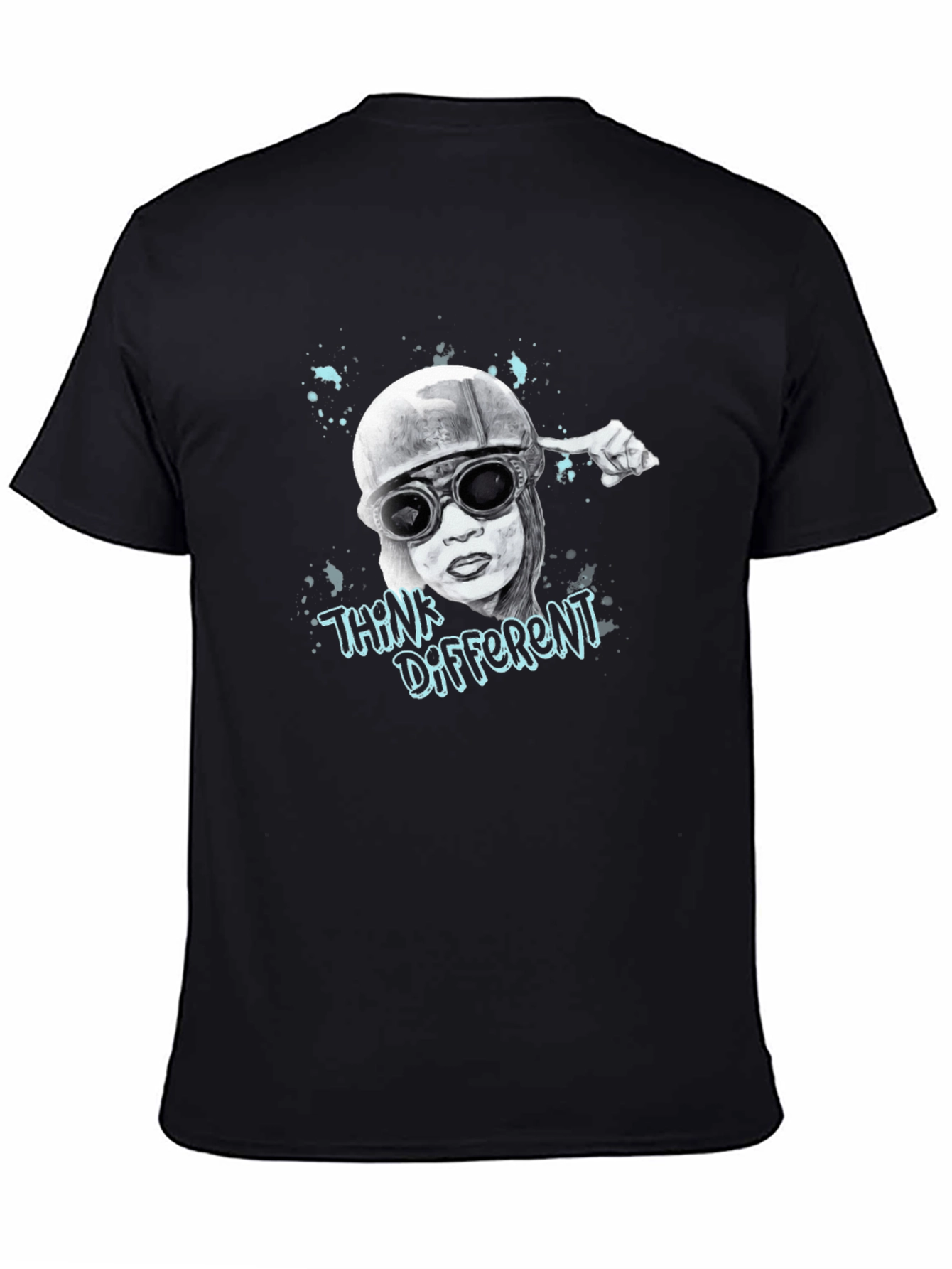 Think Different Pilot Graphic Tee - Black