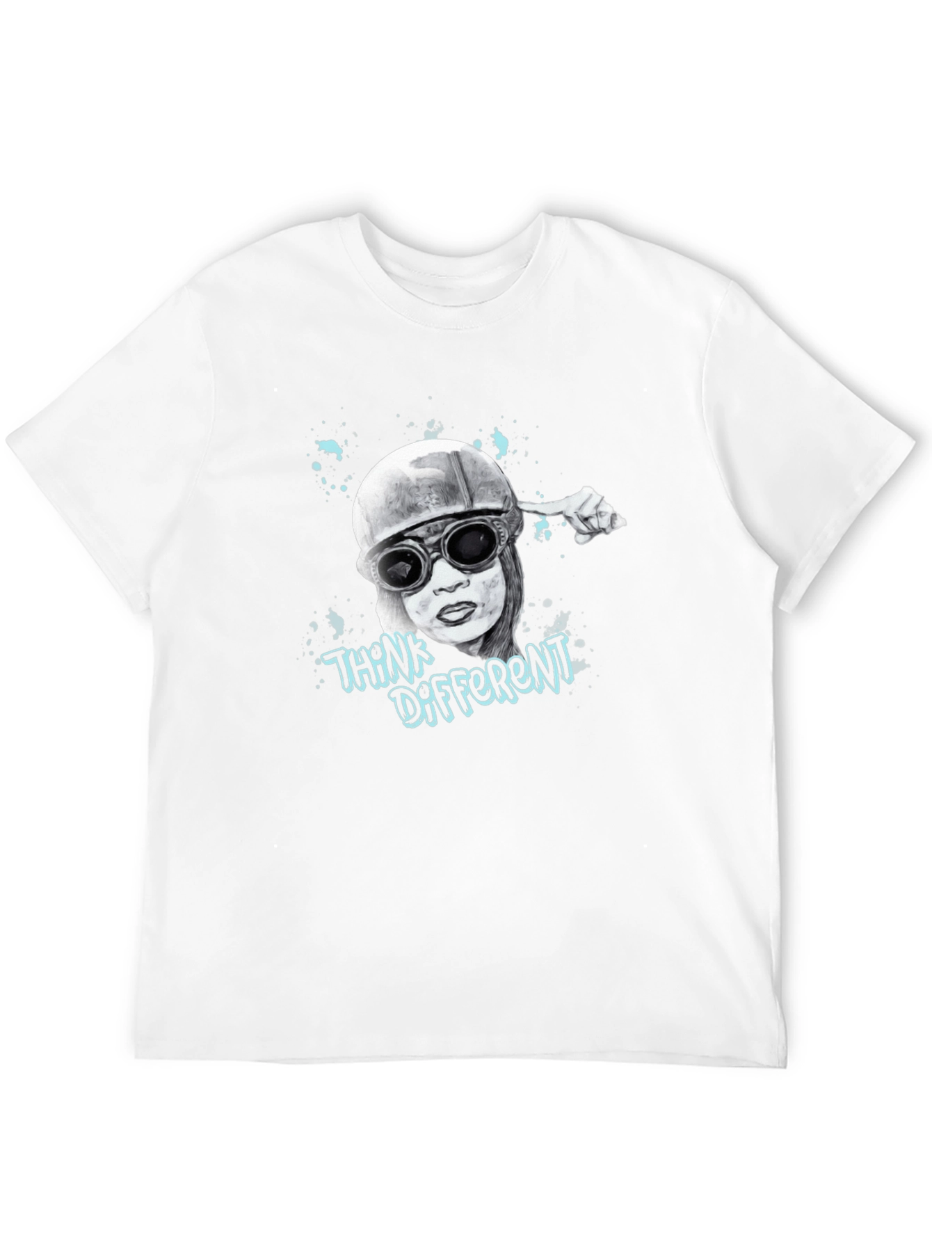 Think Different Pilot Graphic Tee - Black