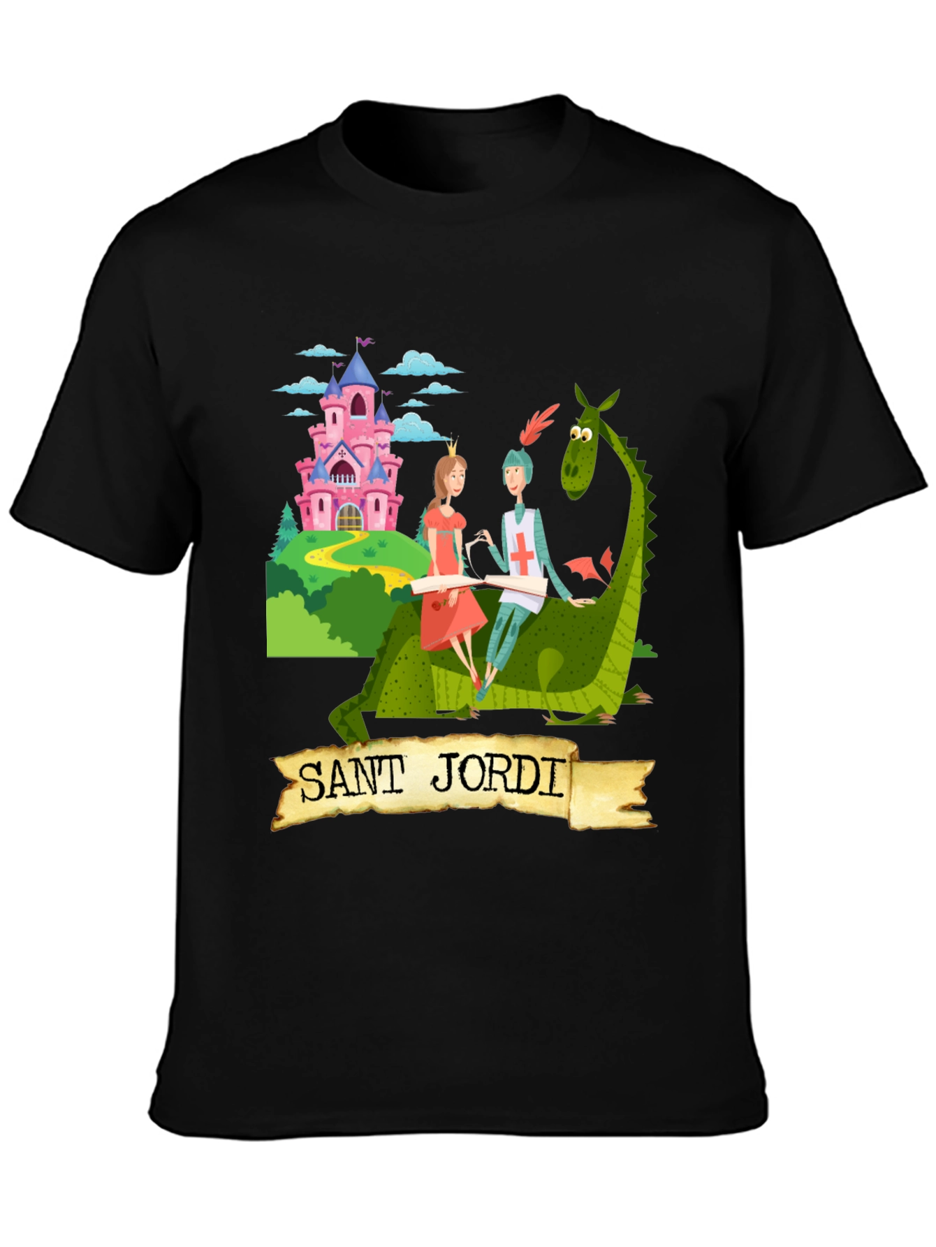 Sant Jordi Knight and Dragon T-Shirt