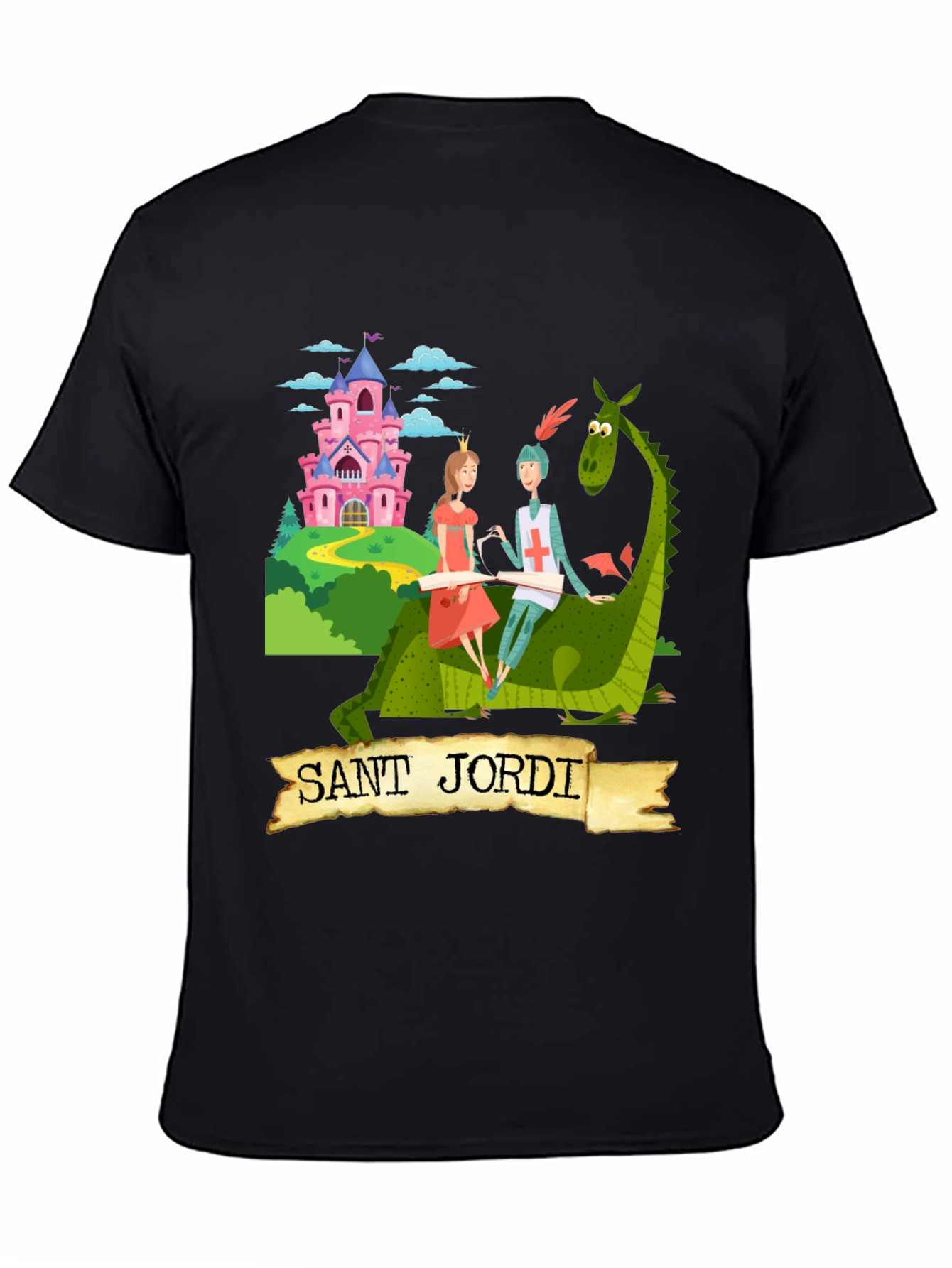 Sant Jordi Knight and Dragon T-Shirt