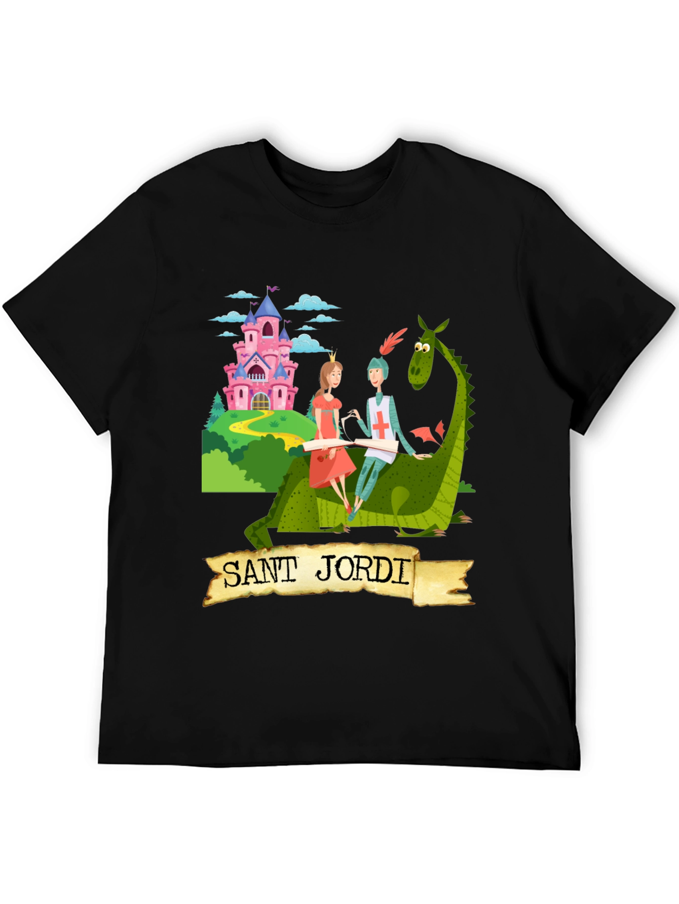 Sant Jordi Knight and Dragon T-Shirt