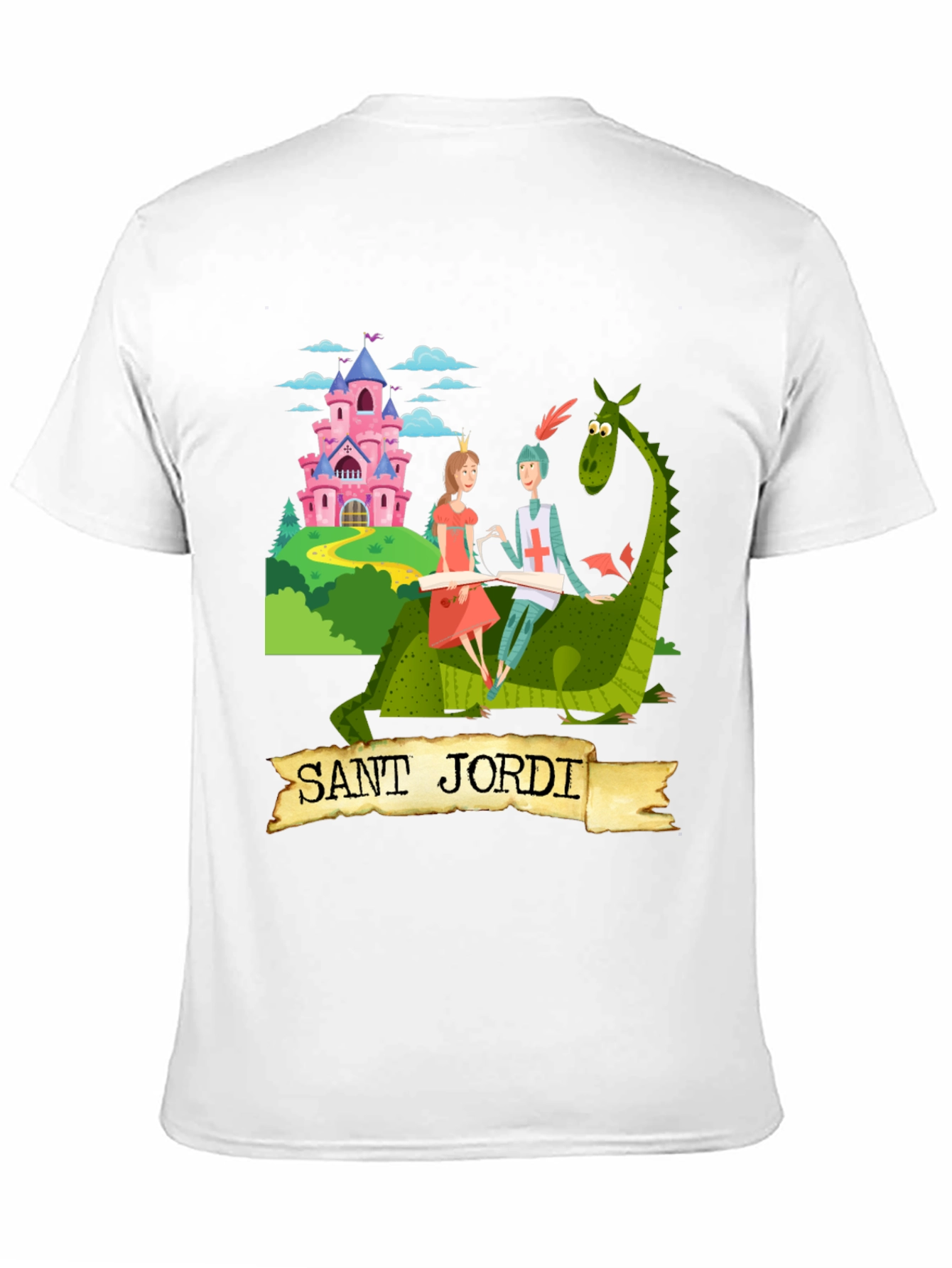 Sant Jordi Knight and Dragon T-Shirt