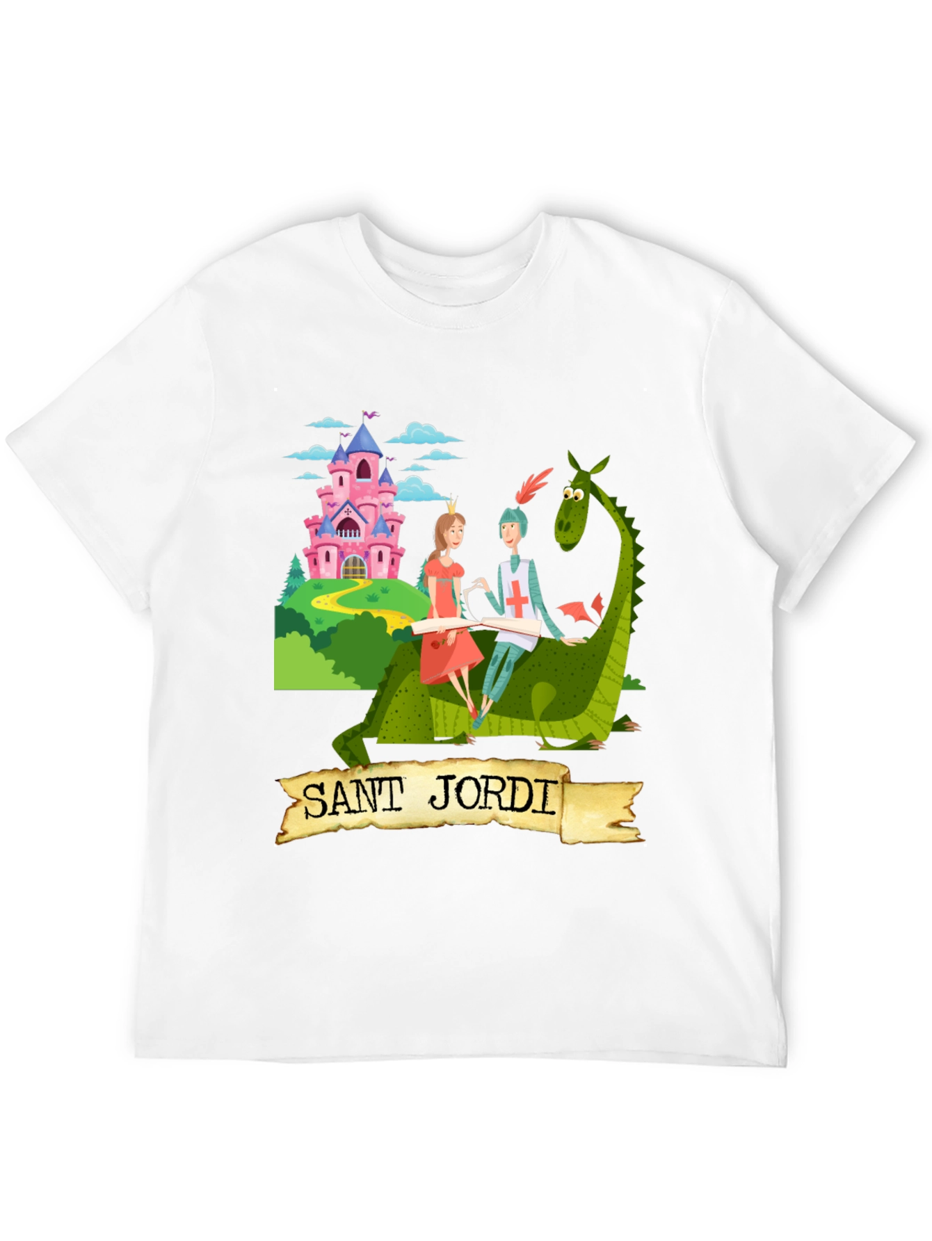 Sant Jordi Knight and Dragon T-Shirt
