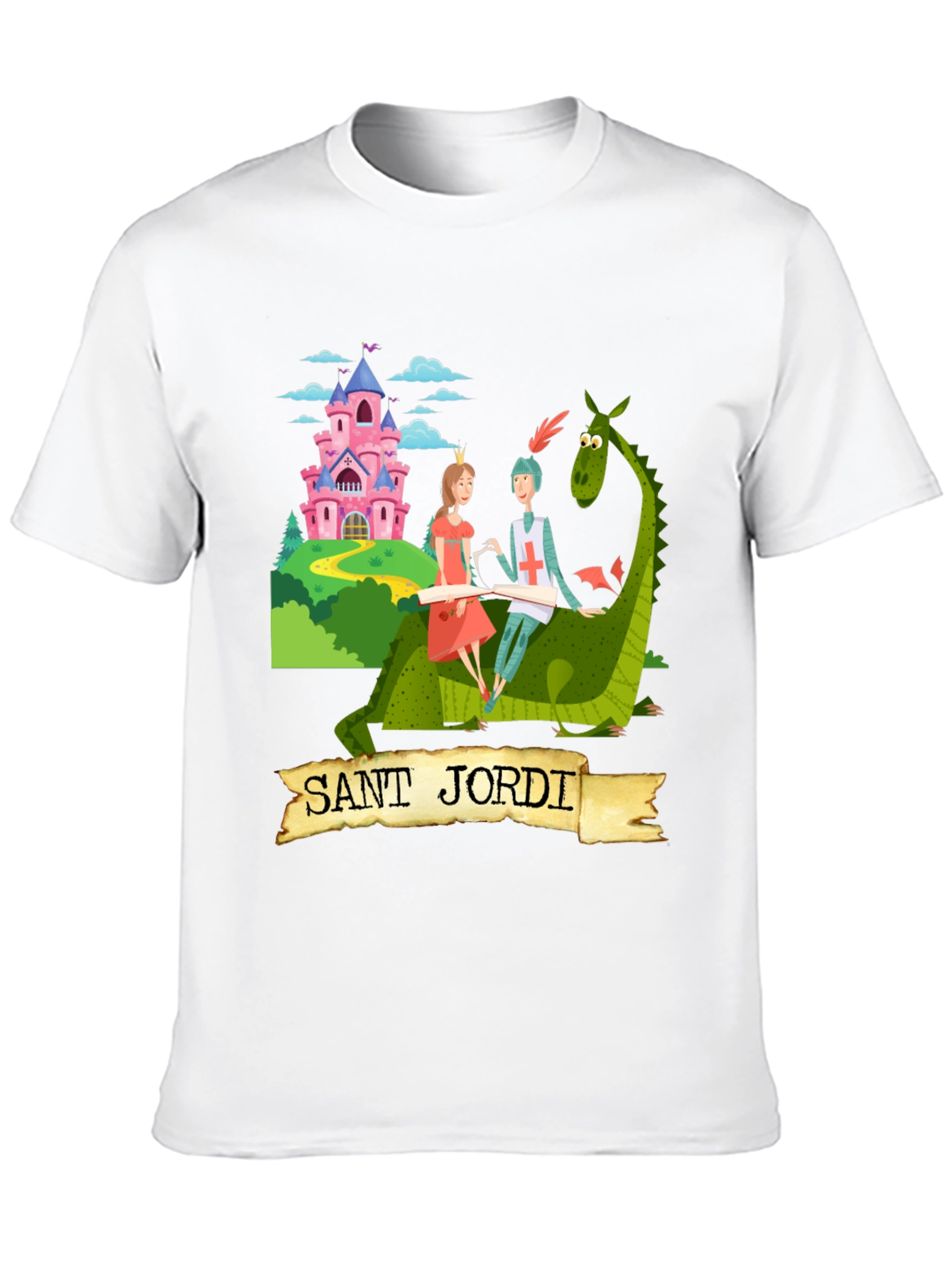 Sant Jordi Knight and Dragon T-Shirt