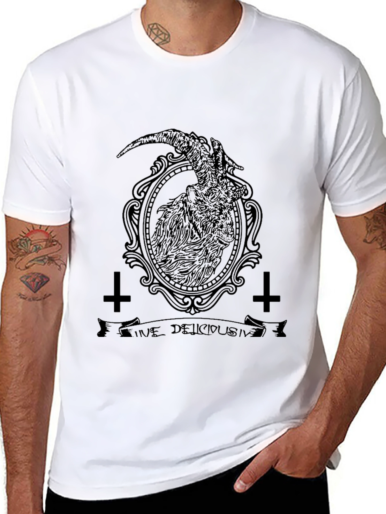 Baphomet Graphic Tee - Inve Deliciosus