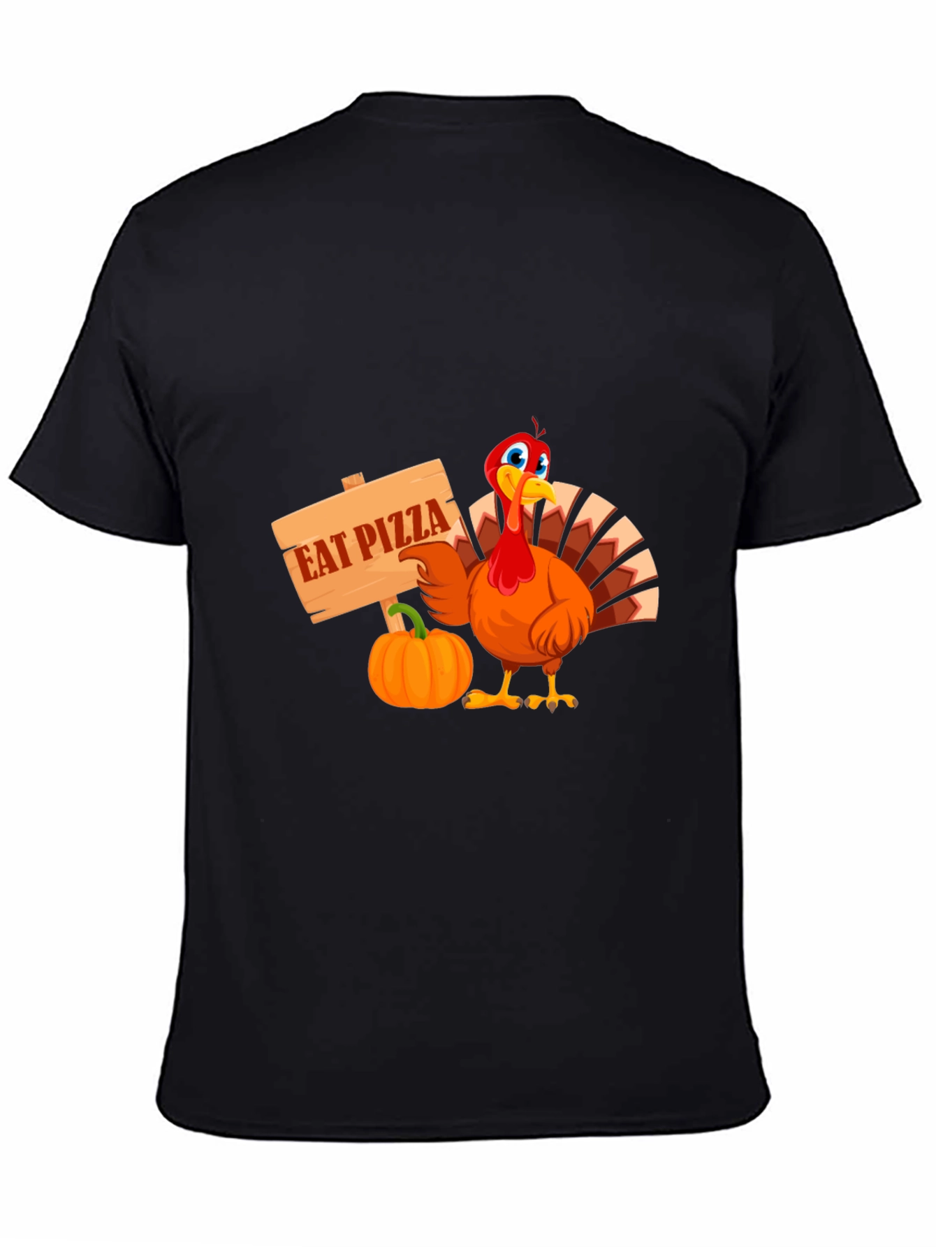 Eat Pizza Thanksgiving Turkey Tee