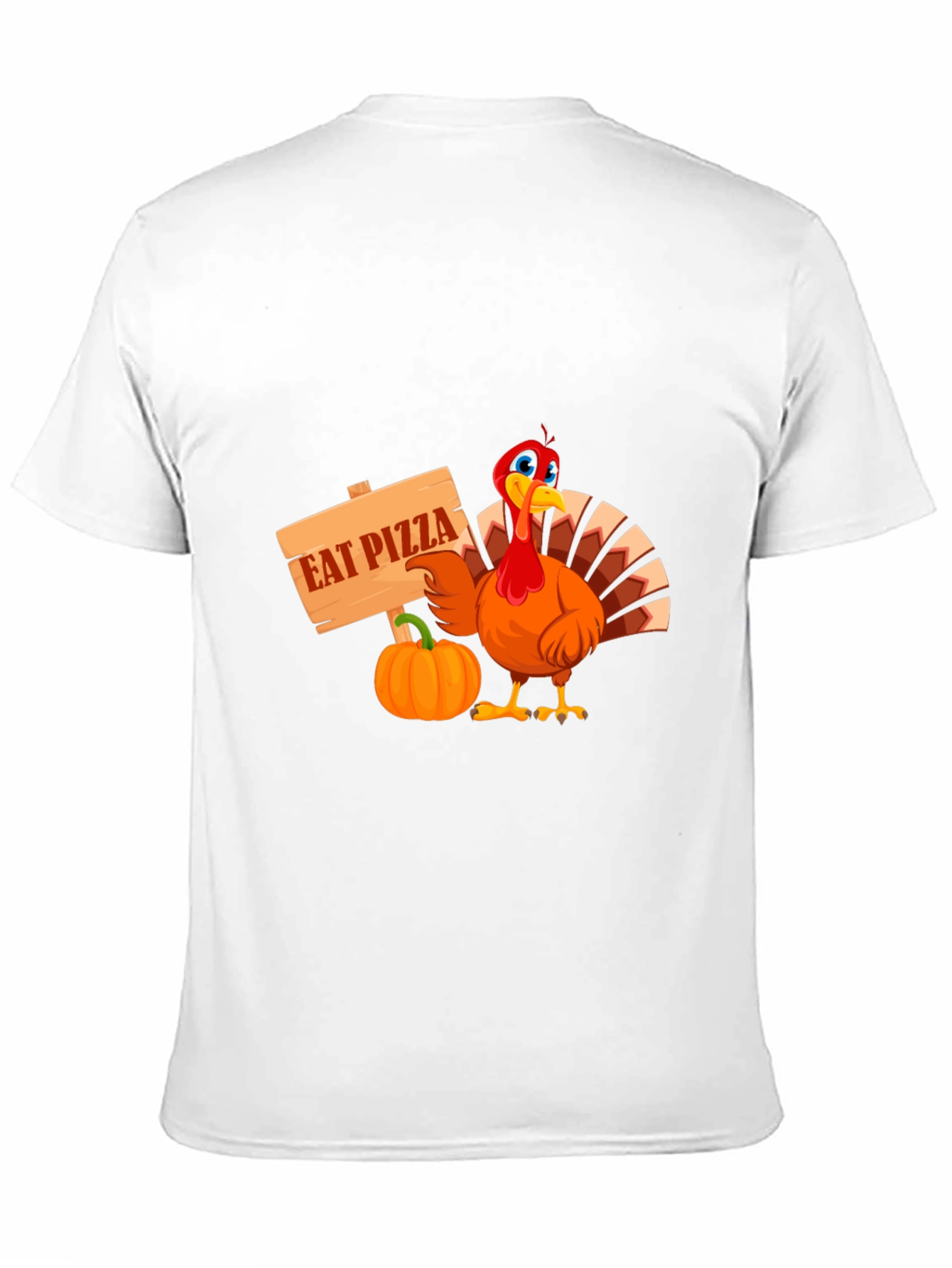 Eat Pizza Thanksgiving Turkey Tee