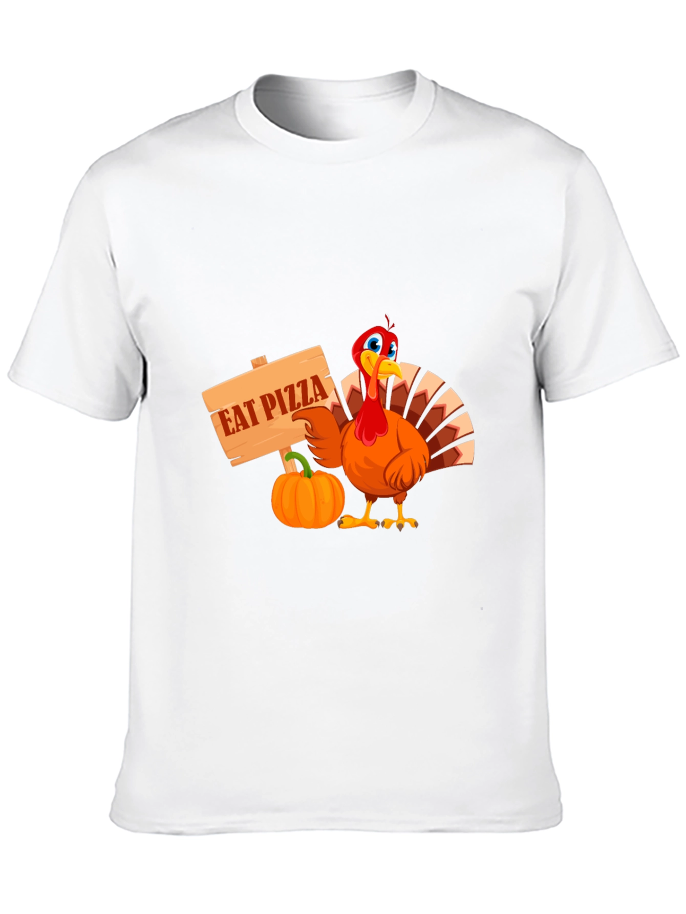 Eat Pizza Thanksgiving Turkey Tee