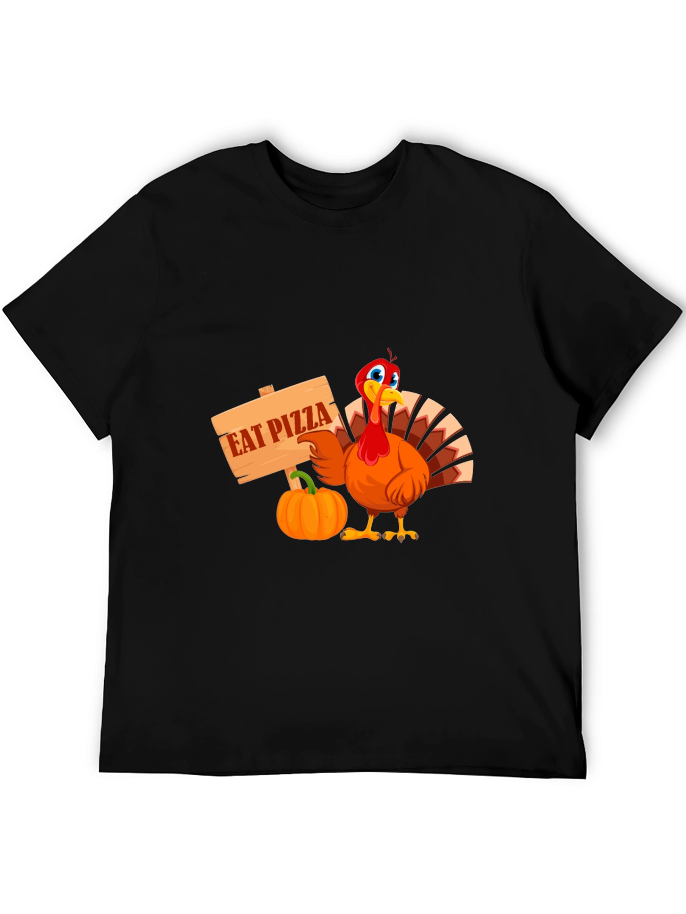 Eat Pizza Thanksgiving Turkey Tee
