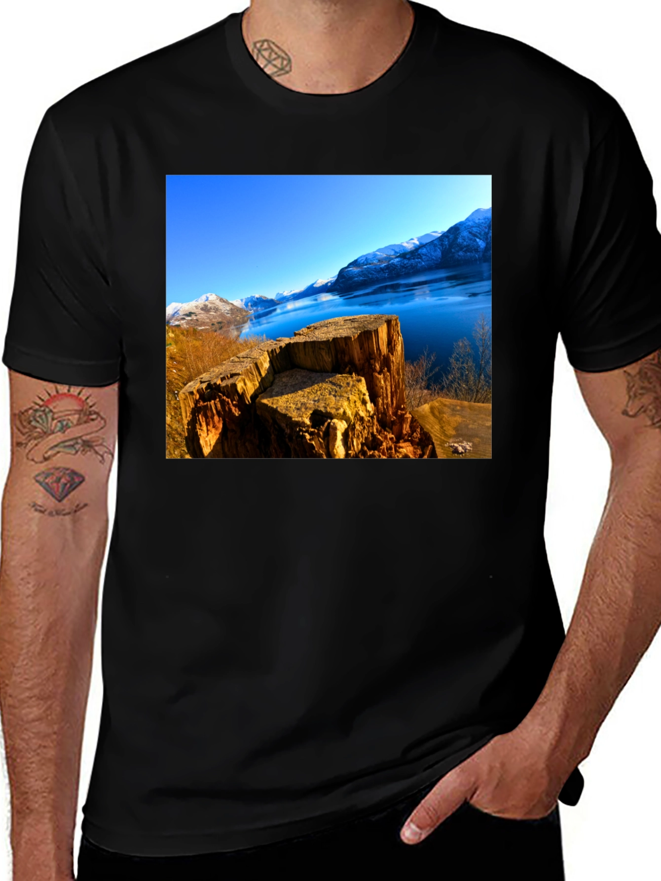 Mountain Lake Graphic Tee