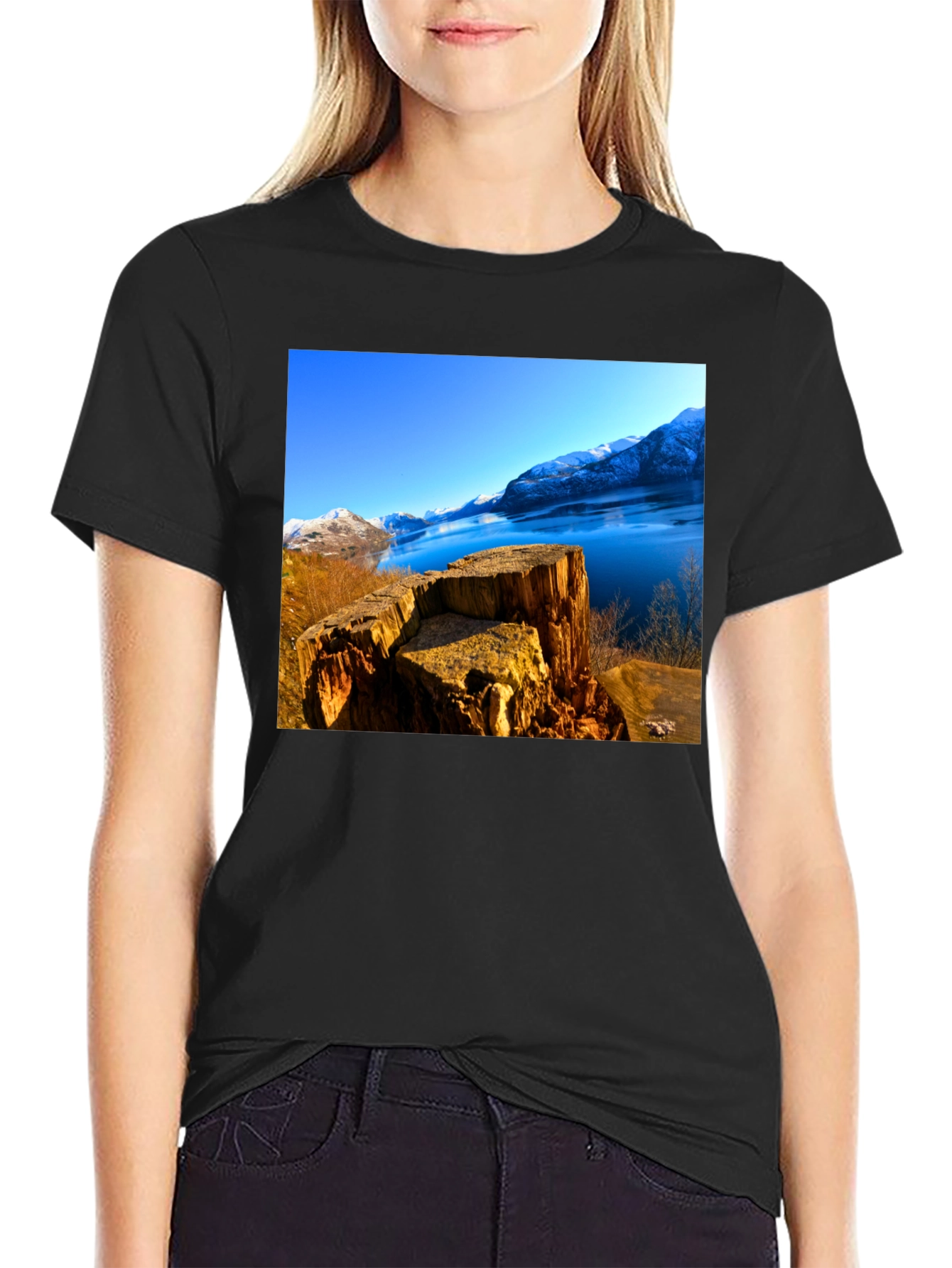 Mountain Lake Graphic Tee