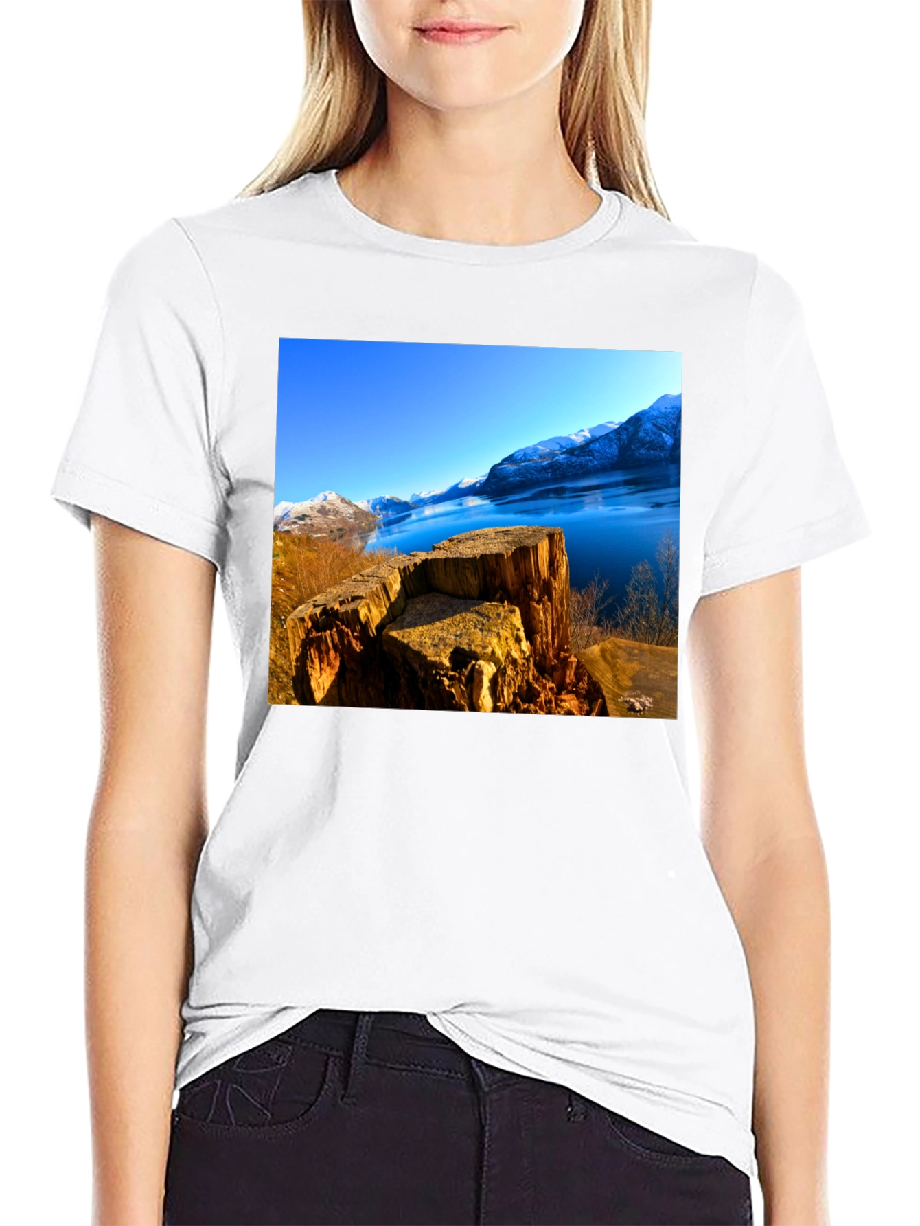 Mountain Lake Graphic Tee