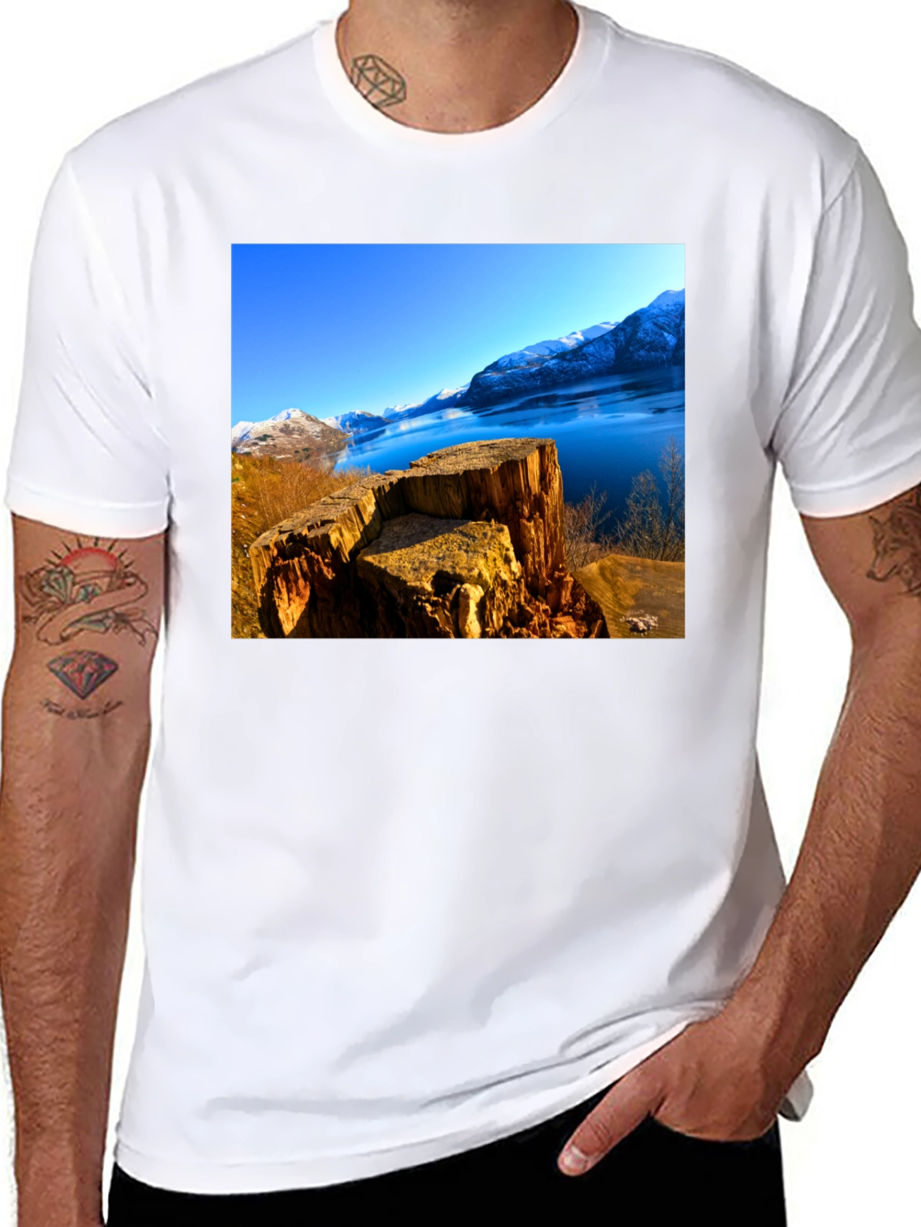Mountain Lake Graphic Tee