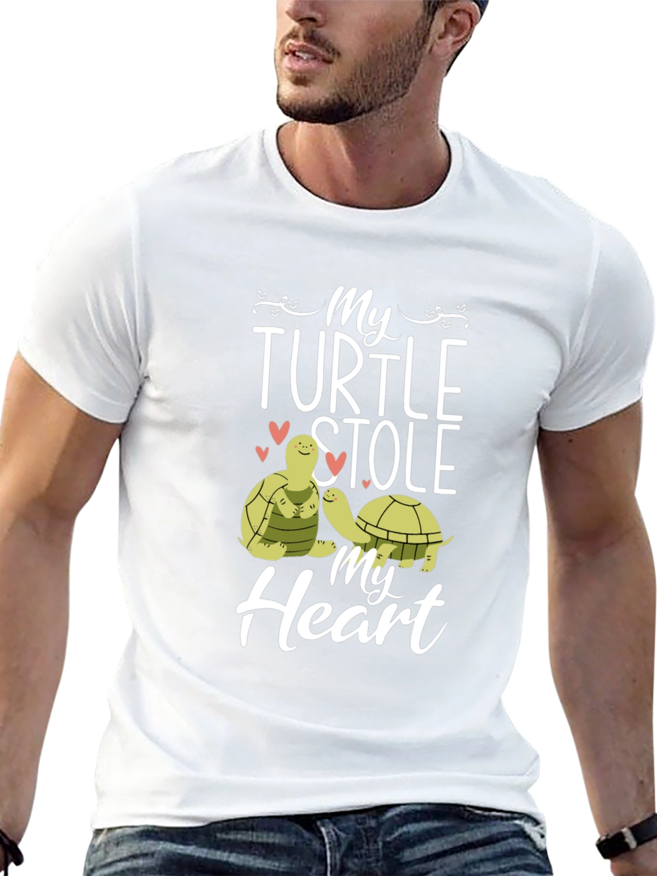 Turtle Stole My Heart Graphic Tee