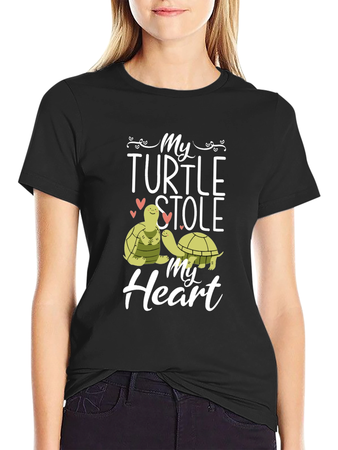 Turtle Stole My Heart Graphic Tee