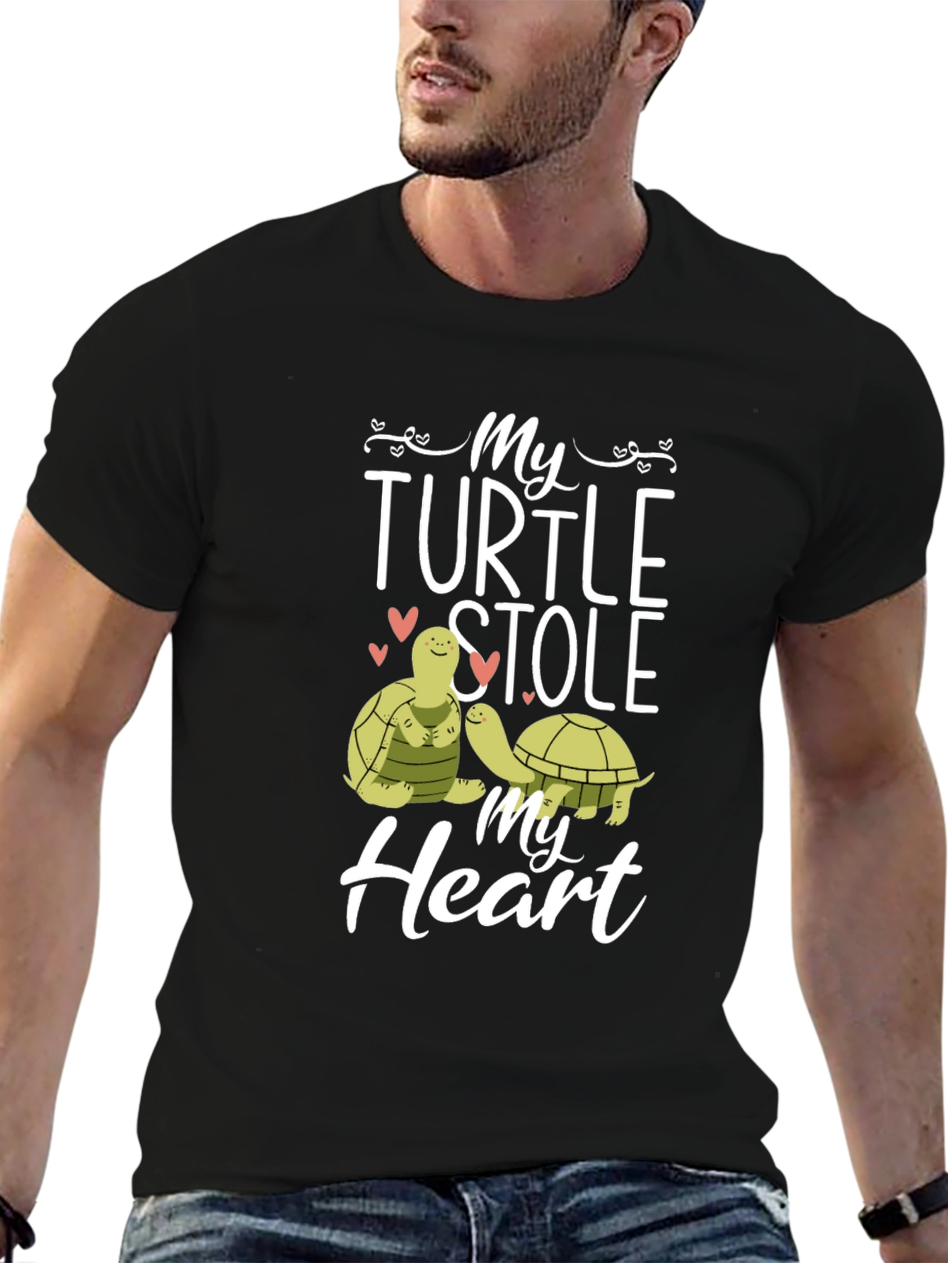 Turtle Stole My Heart Graphic Tee