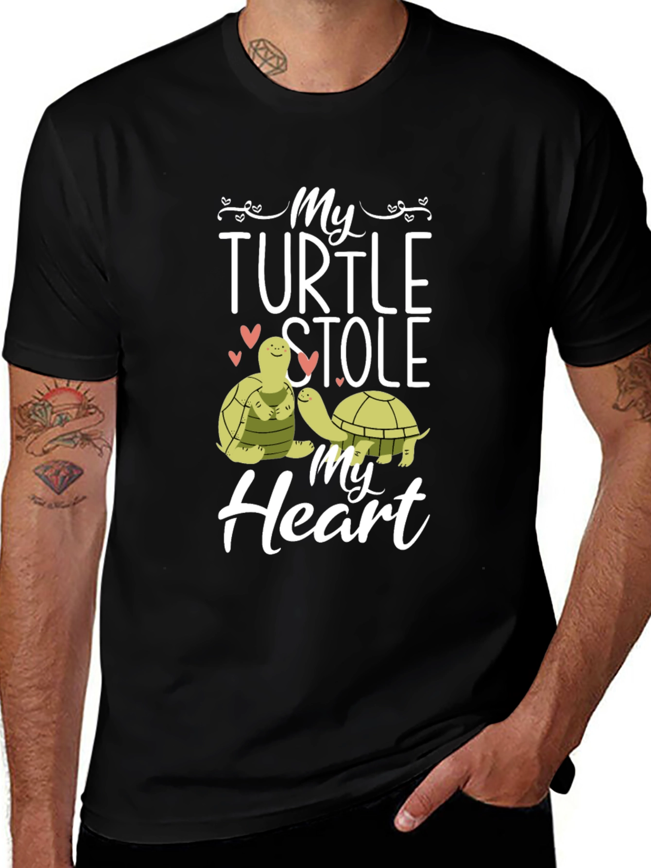 Turtle Stole My Heart Graphic Tee