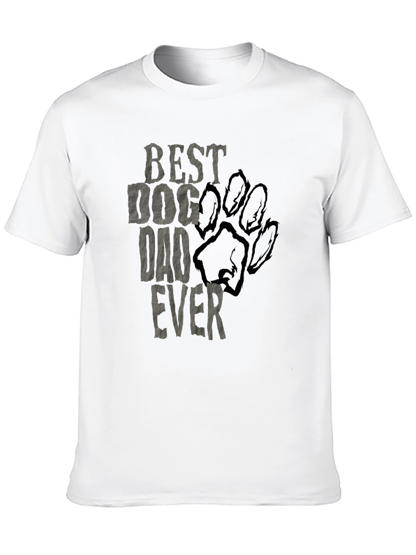 Best Dog Dad Ever T-Shirt - Black Graphic Tee