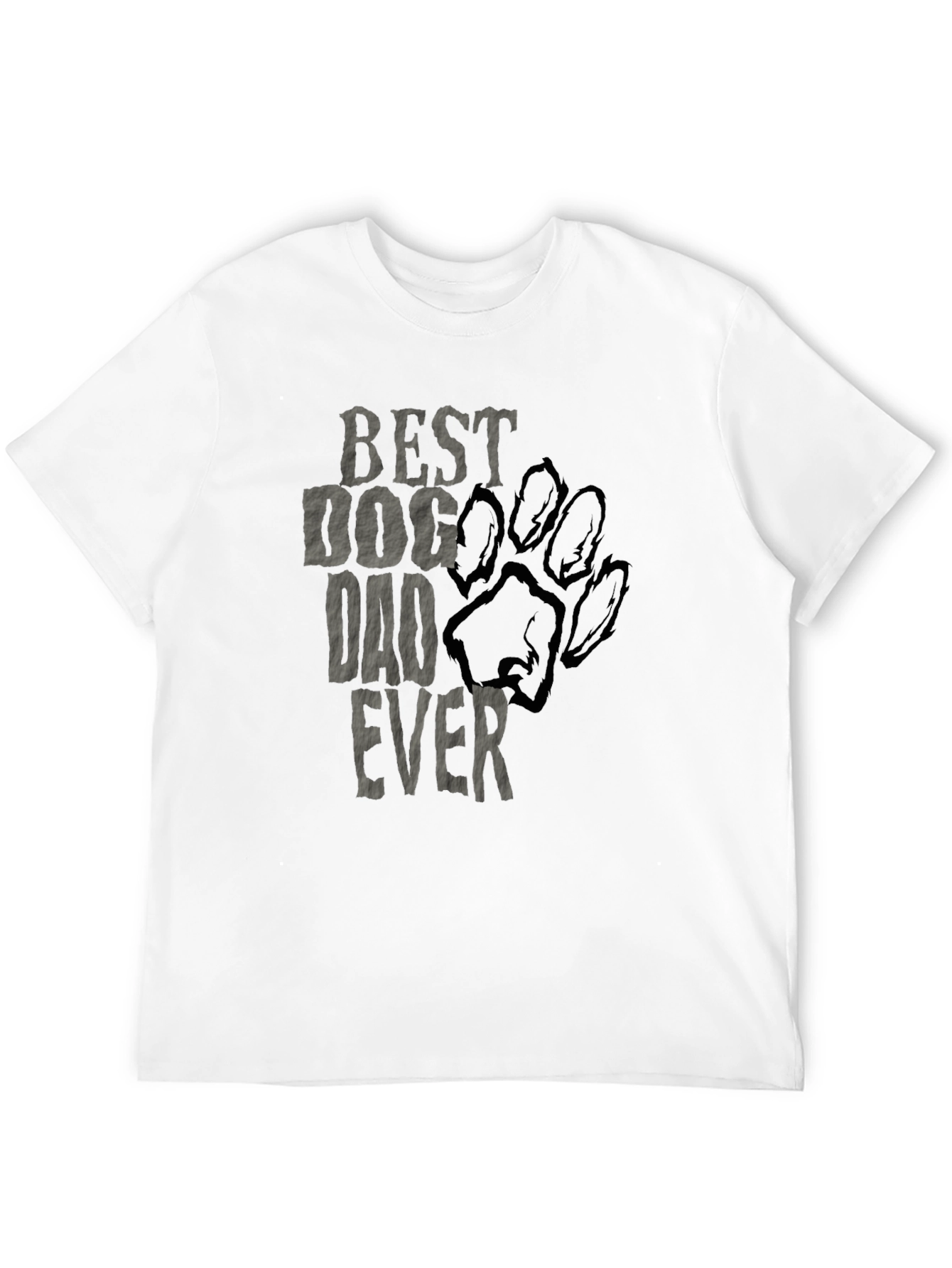 Best Dog Dad Ever T-Shirt - Black Graphic Tee
