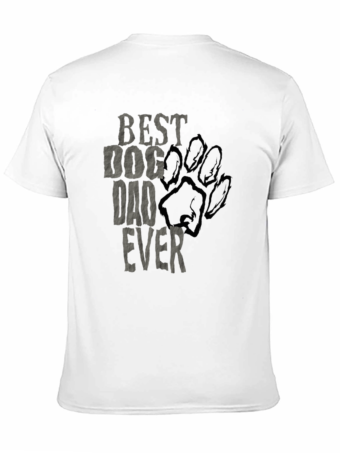 Best Dog Dad Ever T-Shirt - Black Graphic Tee