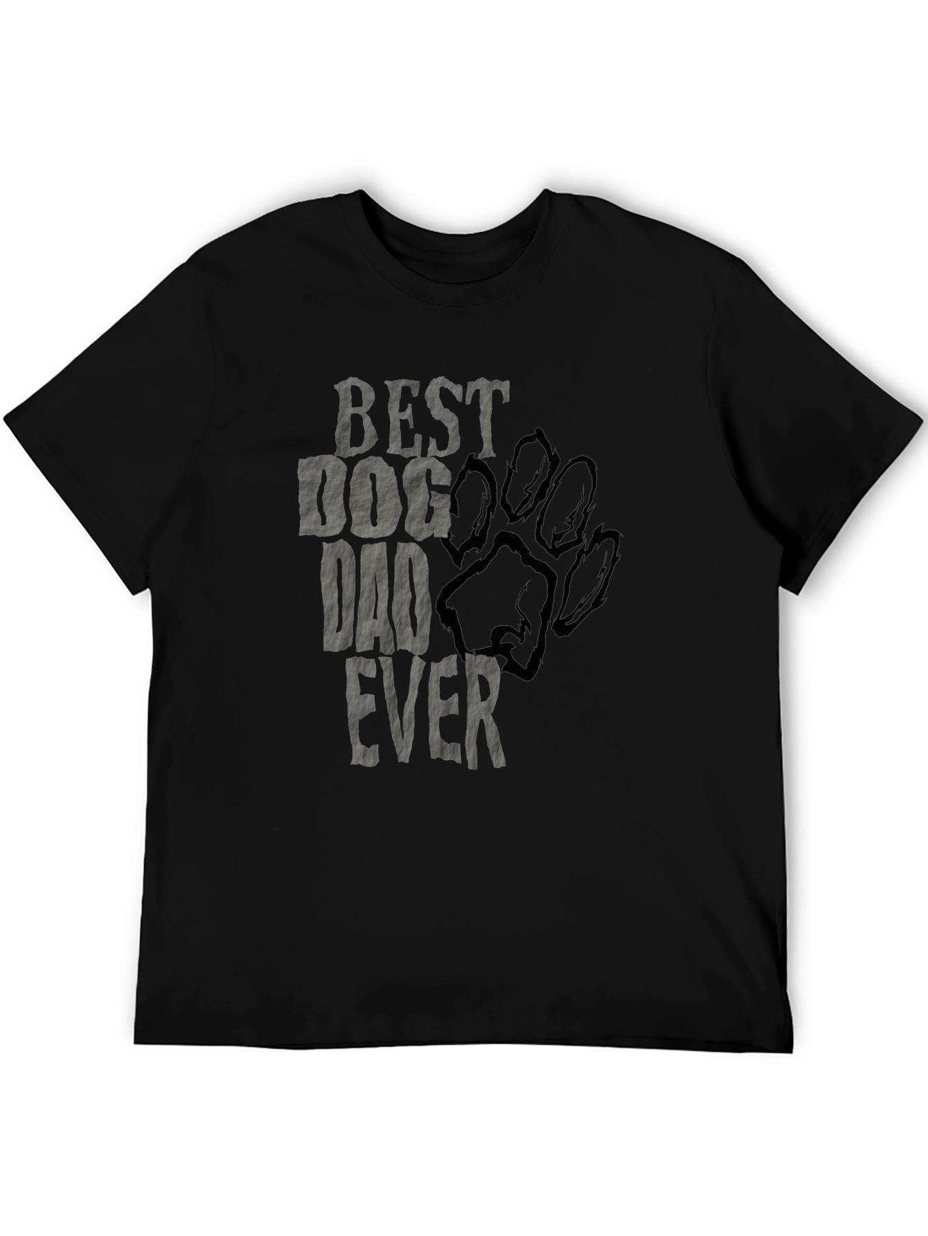 Best Dog Dad Ever T-Shirt - Black Graphic Tee