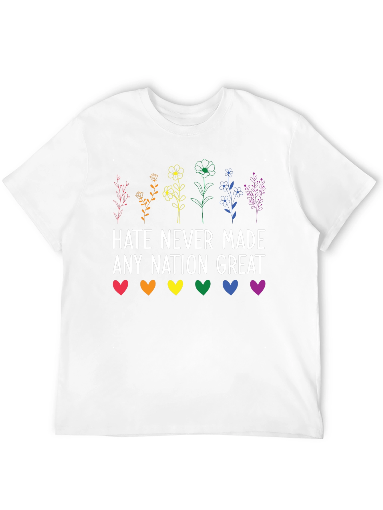 Hate Never Made Any Nation Great Graphic Tee