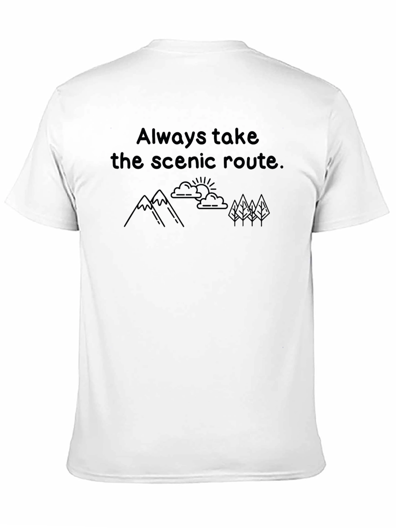 Scenic Route T-Shirt - Nature Lover Tee